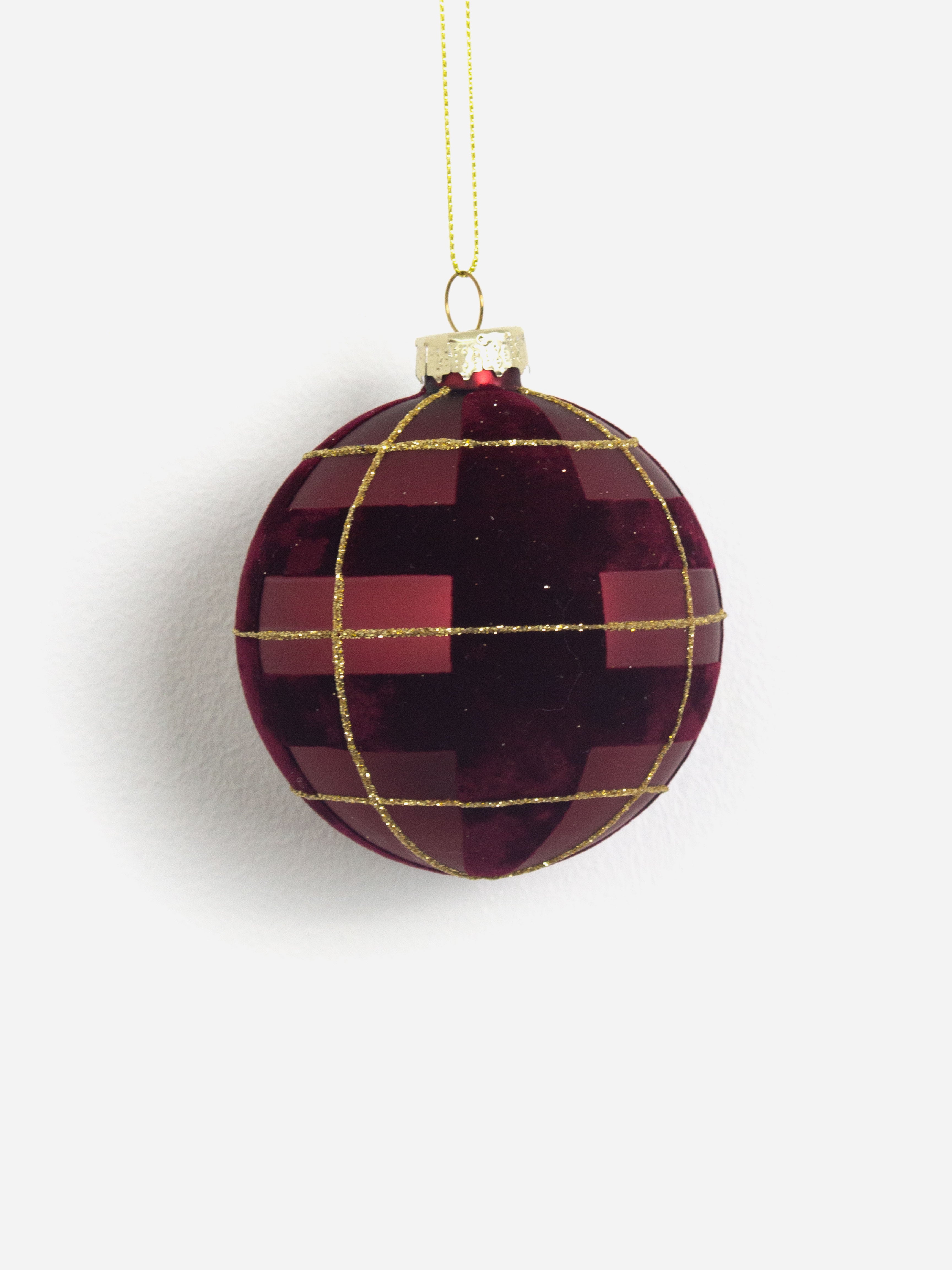Highland Mulberry Glass Bauble