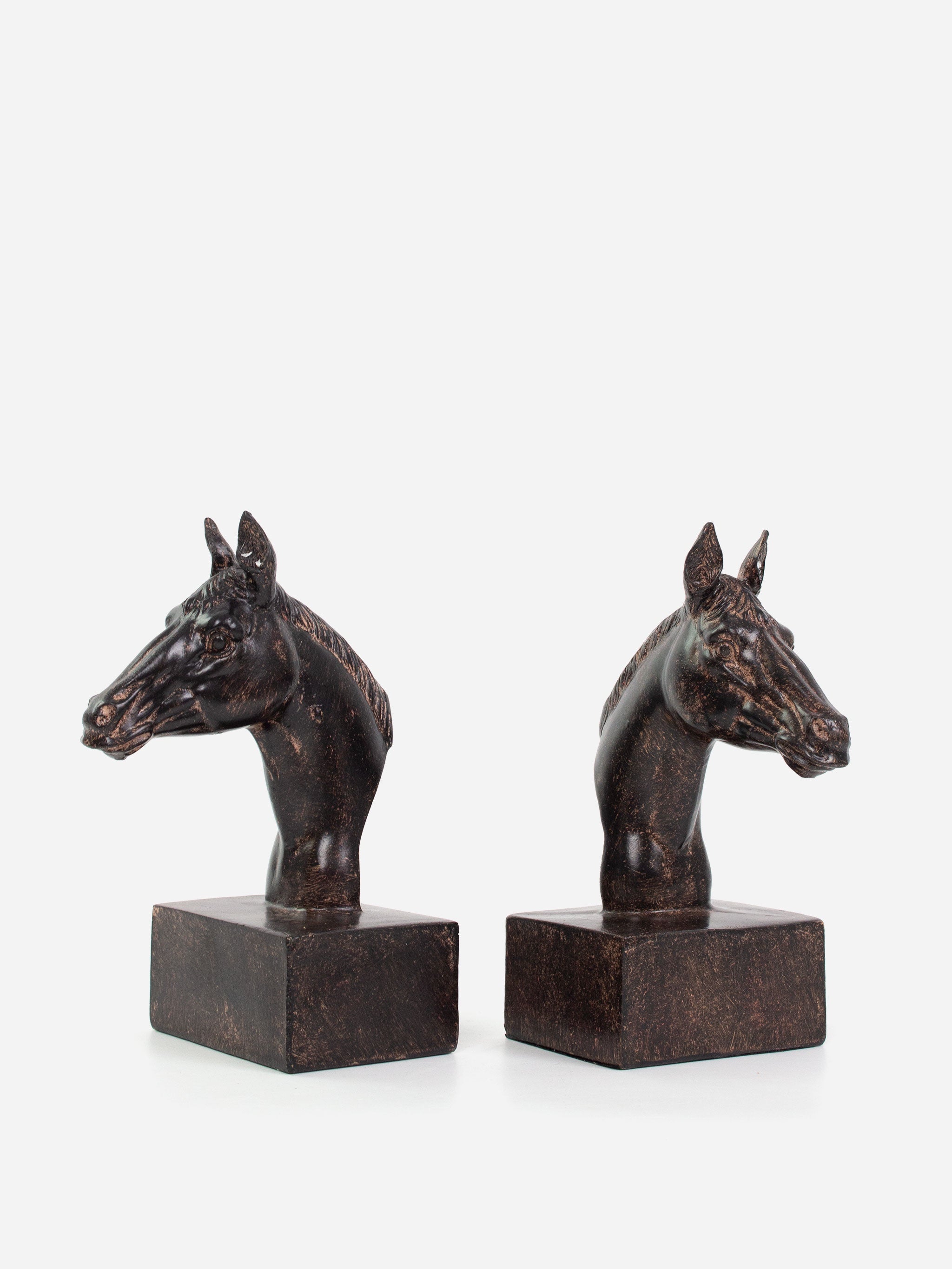 Horse Head Bookends