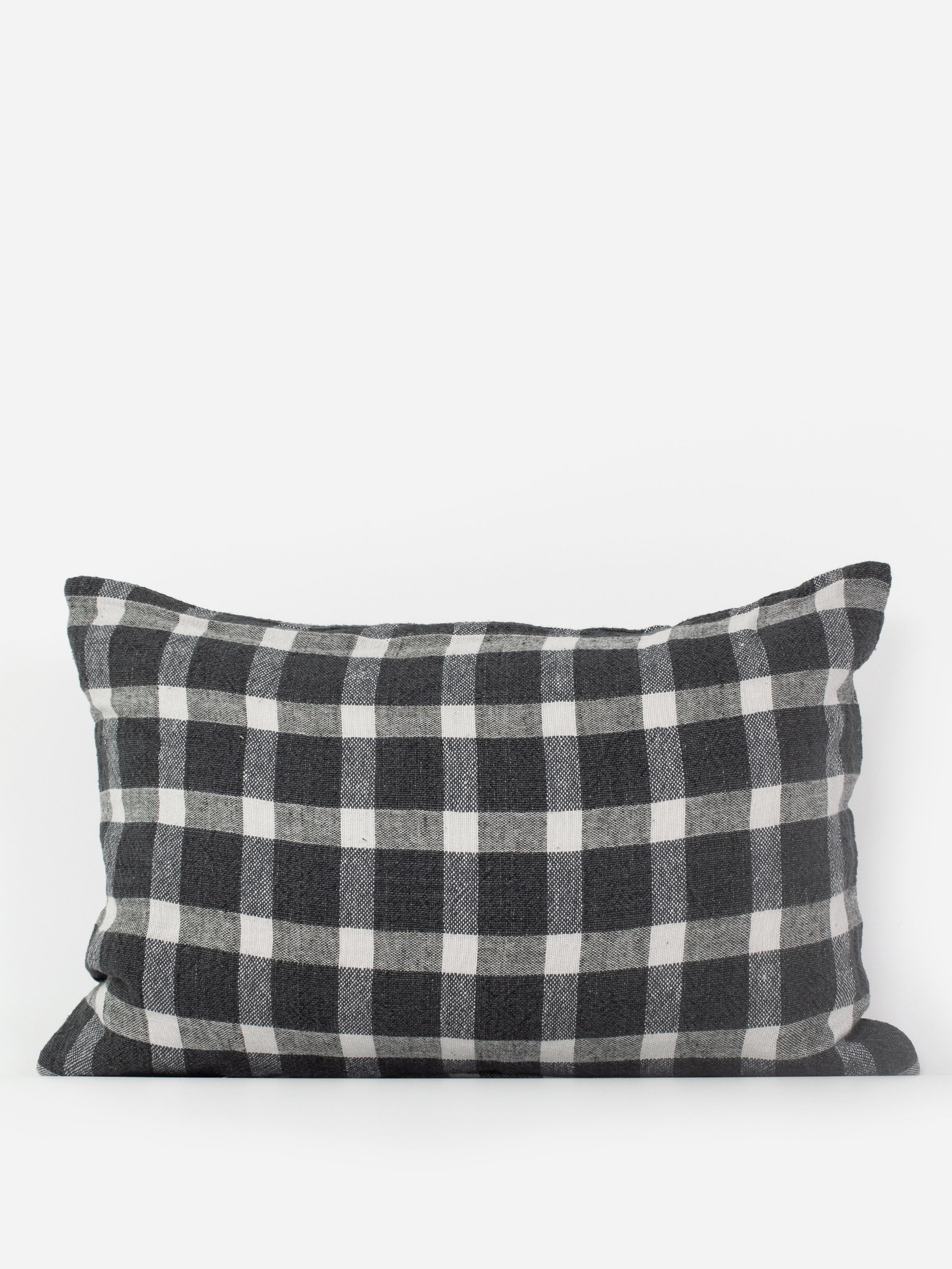 Imogen Gingham Lumbar Cushion Cover