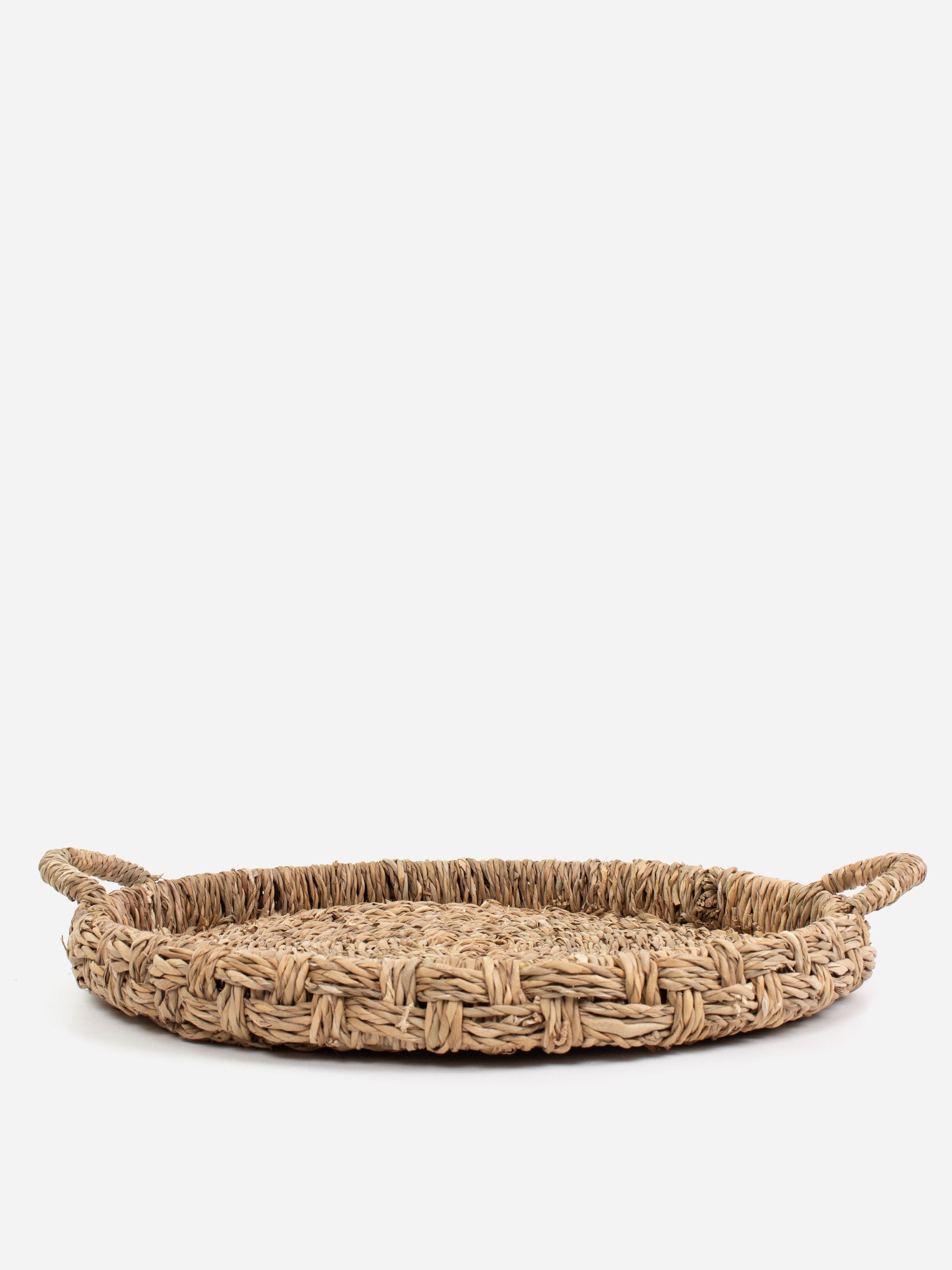Juniper Seagrass Round Tray