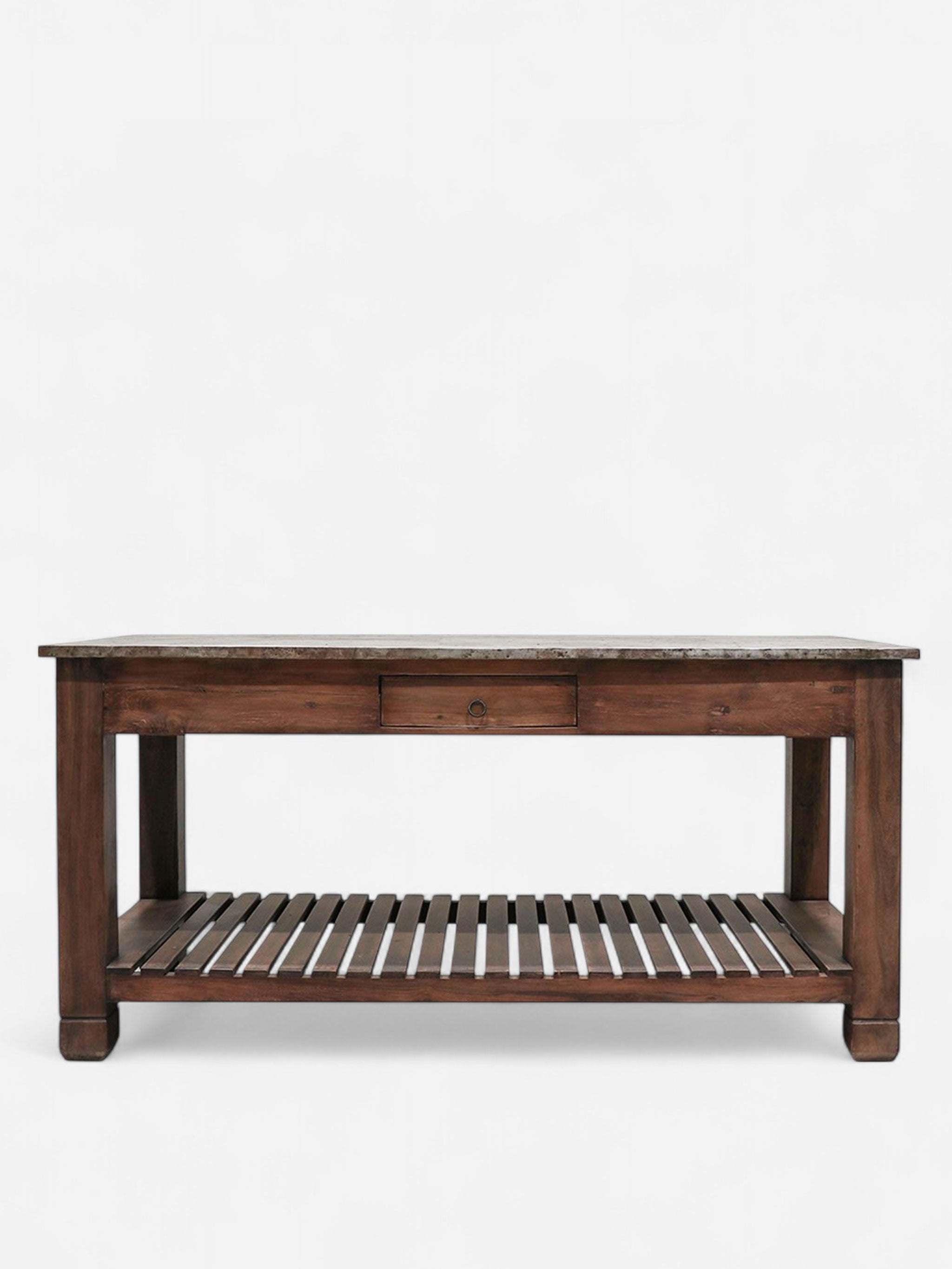 Juniper Zinc Top Work Bench