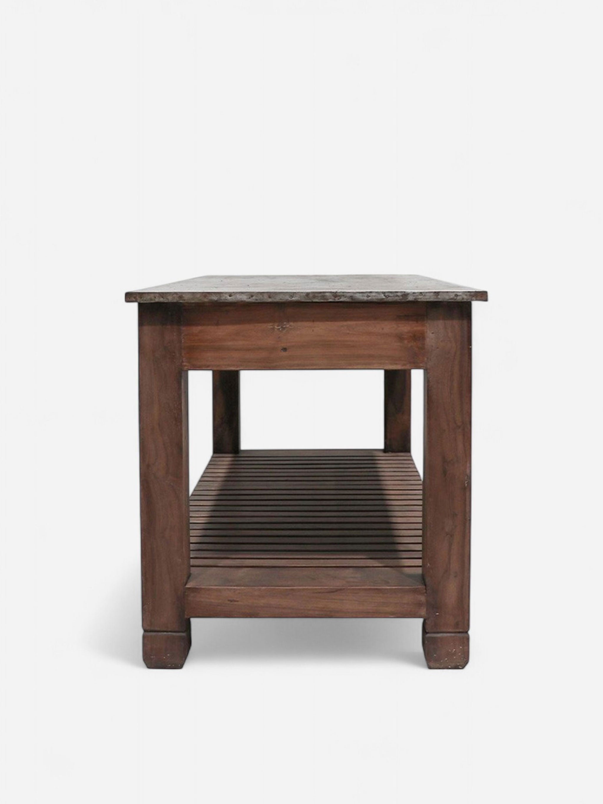 Juniper Zinc Top Work Bench