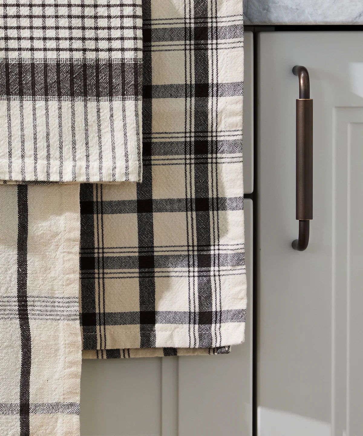 Larder Check Tea Towel