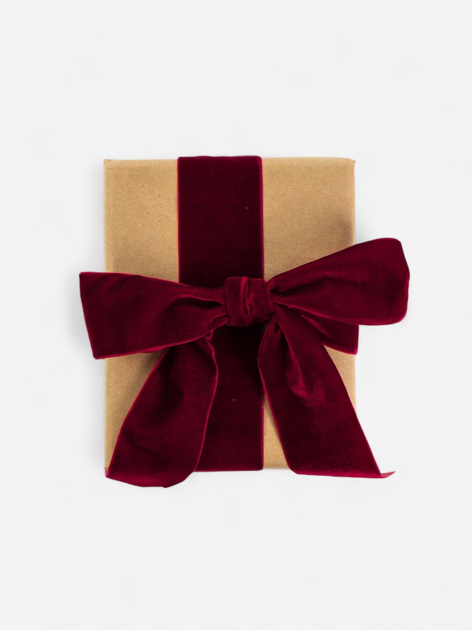 Large Velvet Burgundy Ribbon Roll
