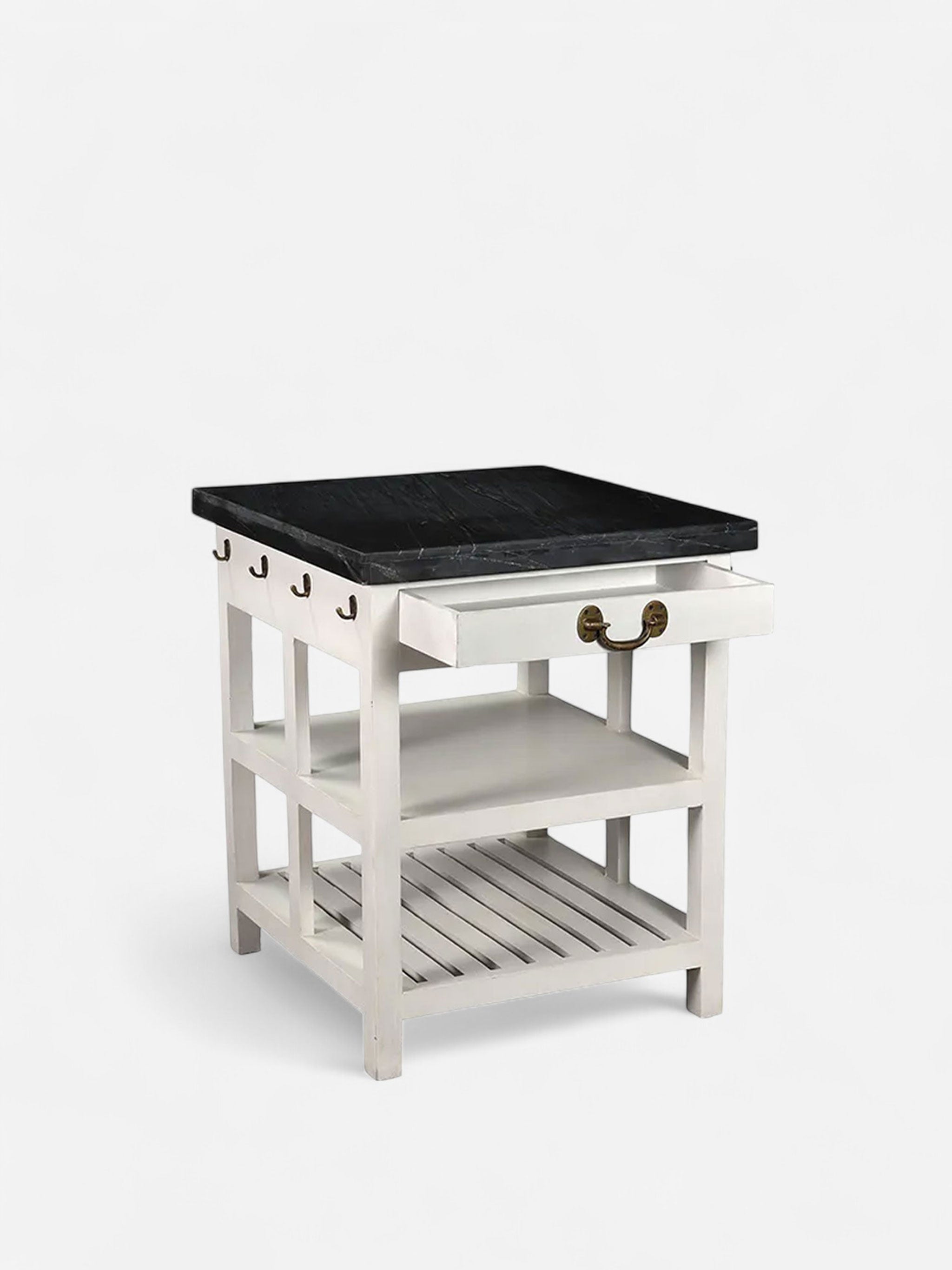 Lars Grey Kitchen Island | Small