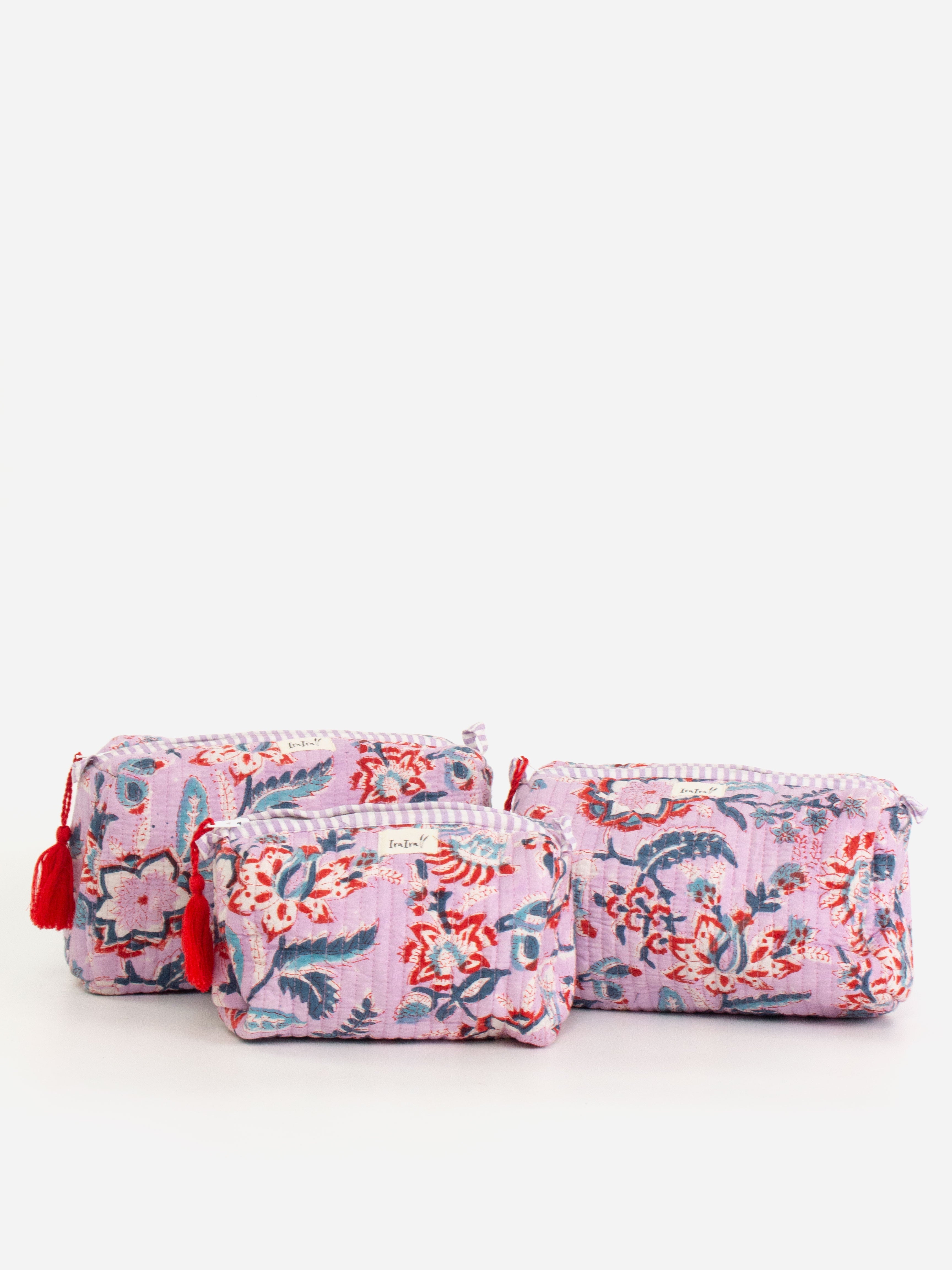 Lilac Jaipur Cosmetic Case Set