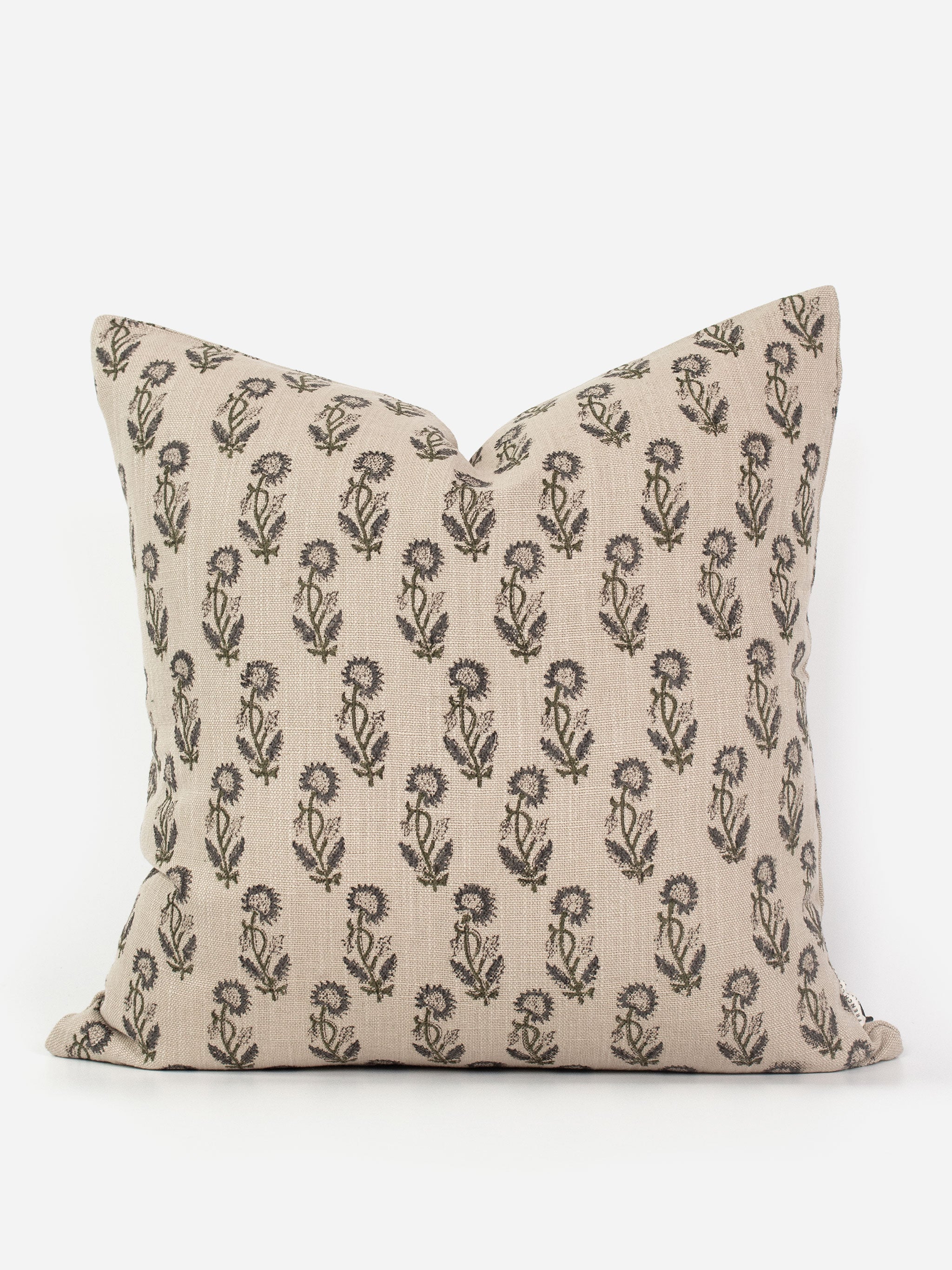 Liliana Floral Handblock Cushion Cover