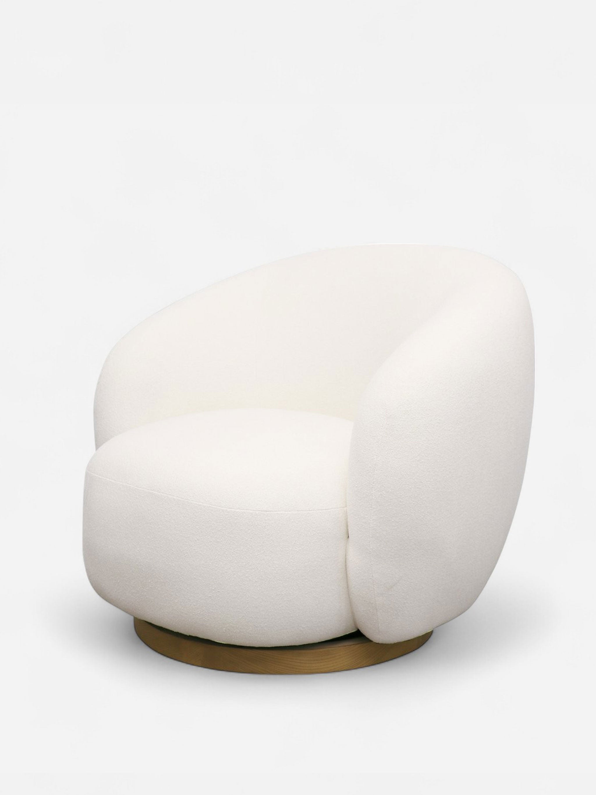 Lincoln Swivel Chair | Cream