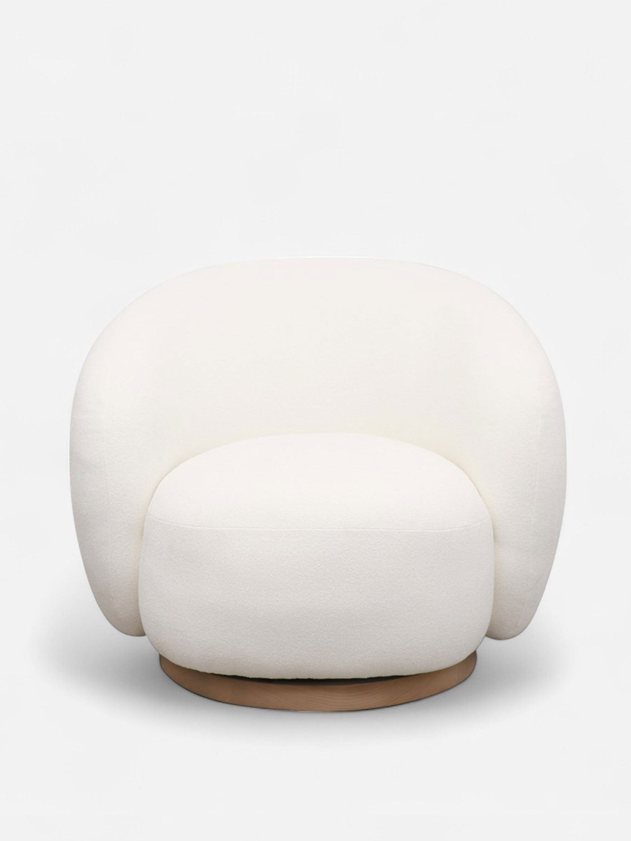 Lincoln Swivel Chair | Cream
