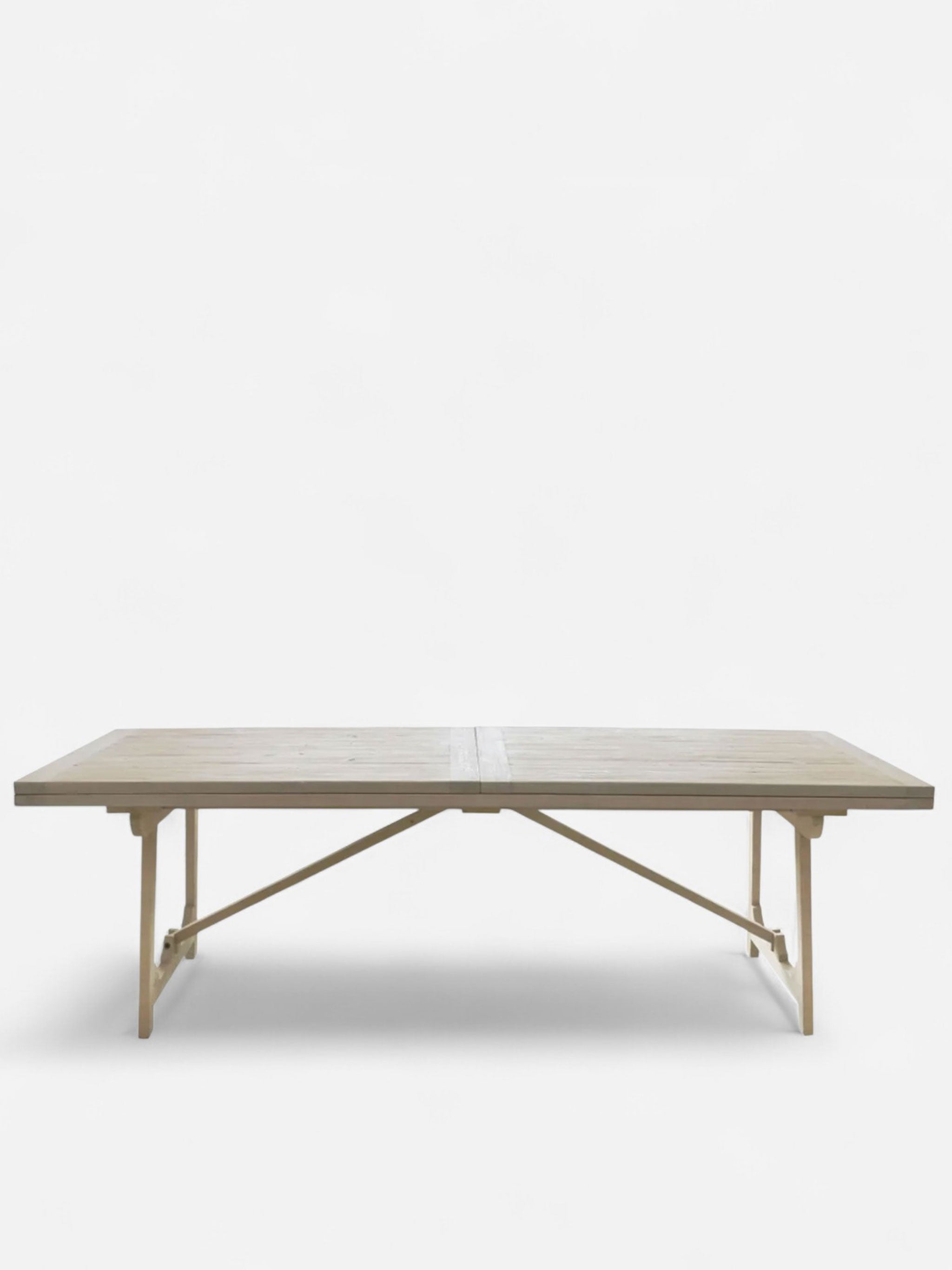 Lorraine Extending Dining Table | White Washed