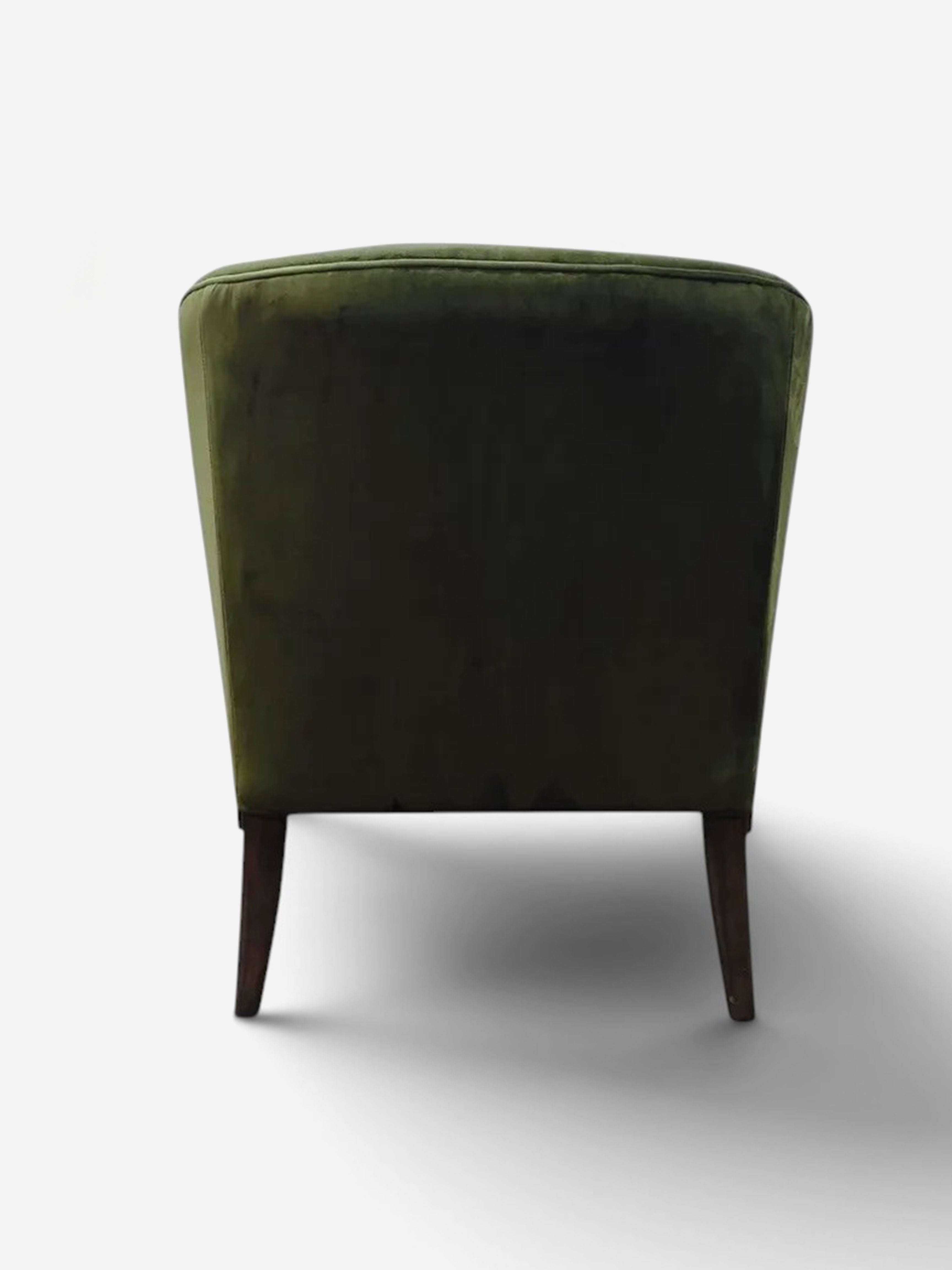 Luna Olive Armchair