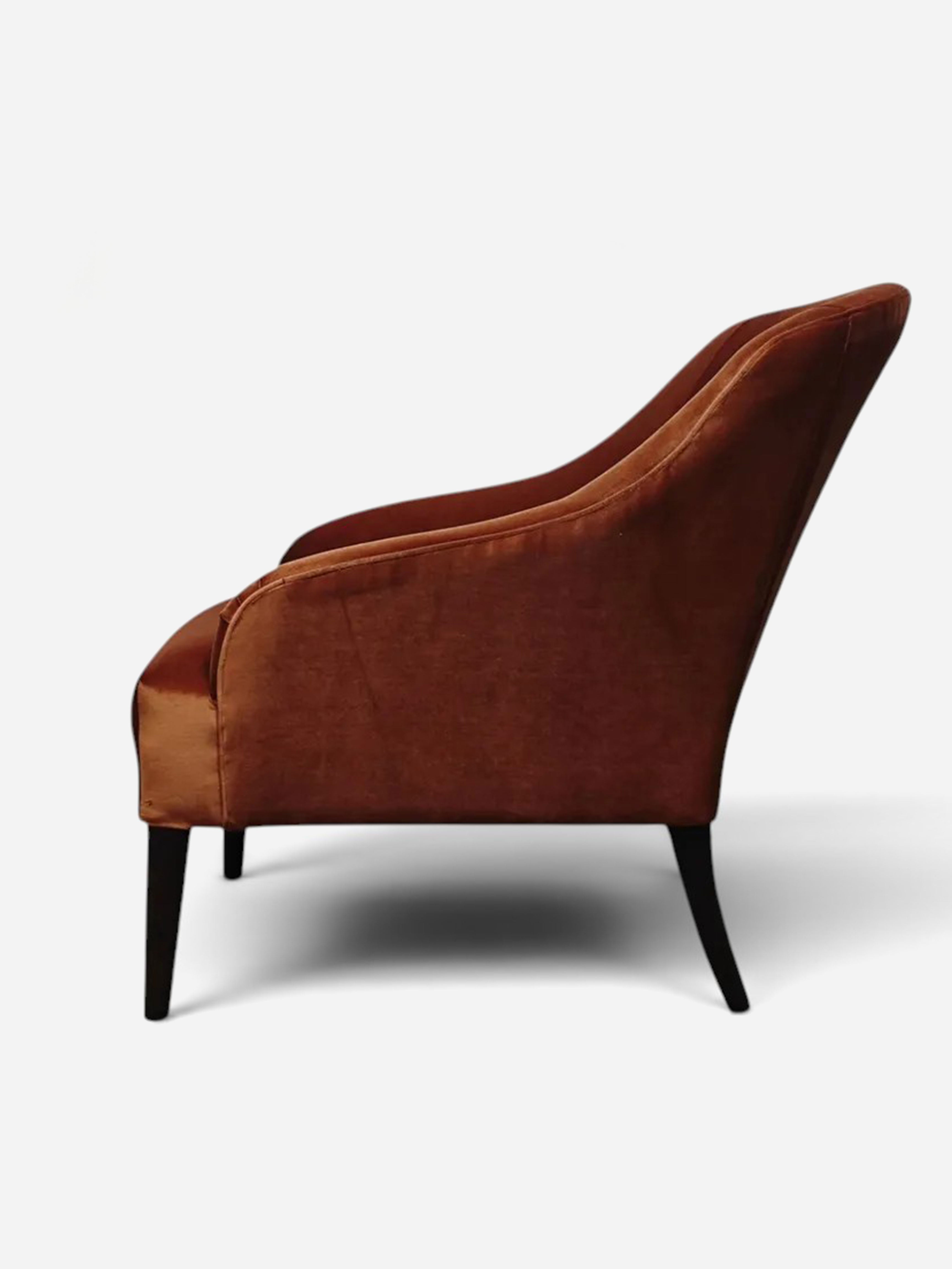 Luna Rust Armchair
