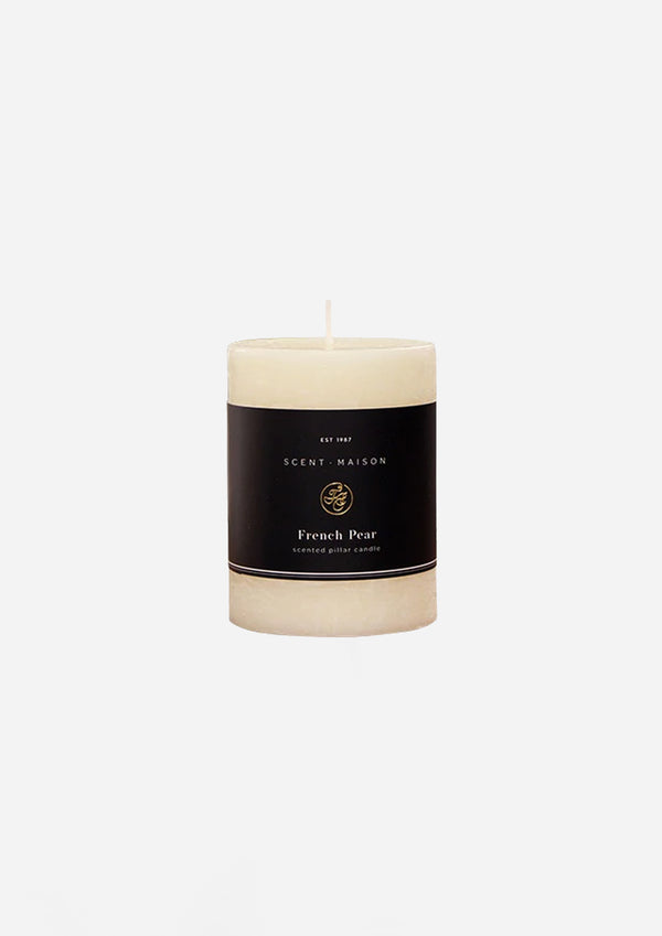 Maison Pillar Candle | 3x4 | French Pear