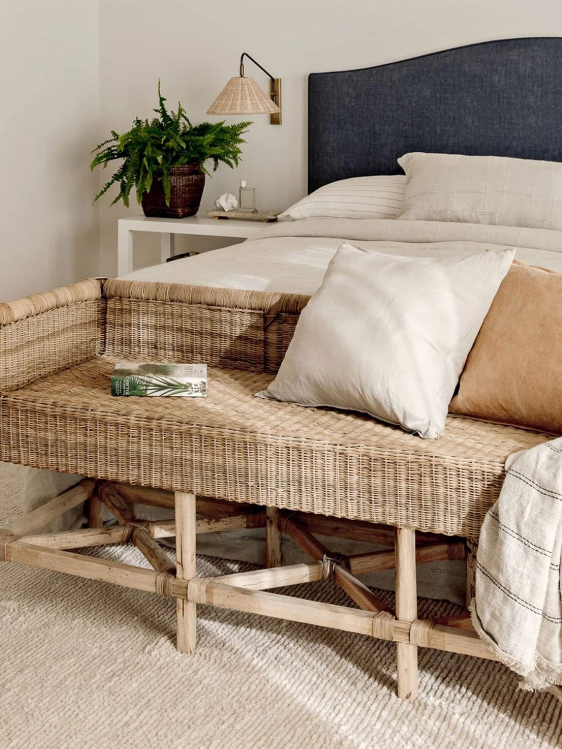 Malawi Cane Balcony Bench