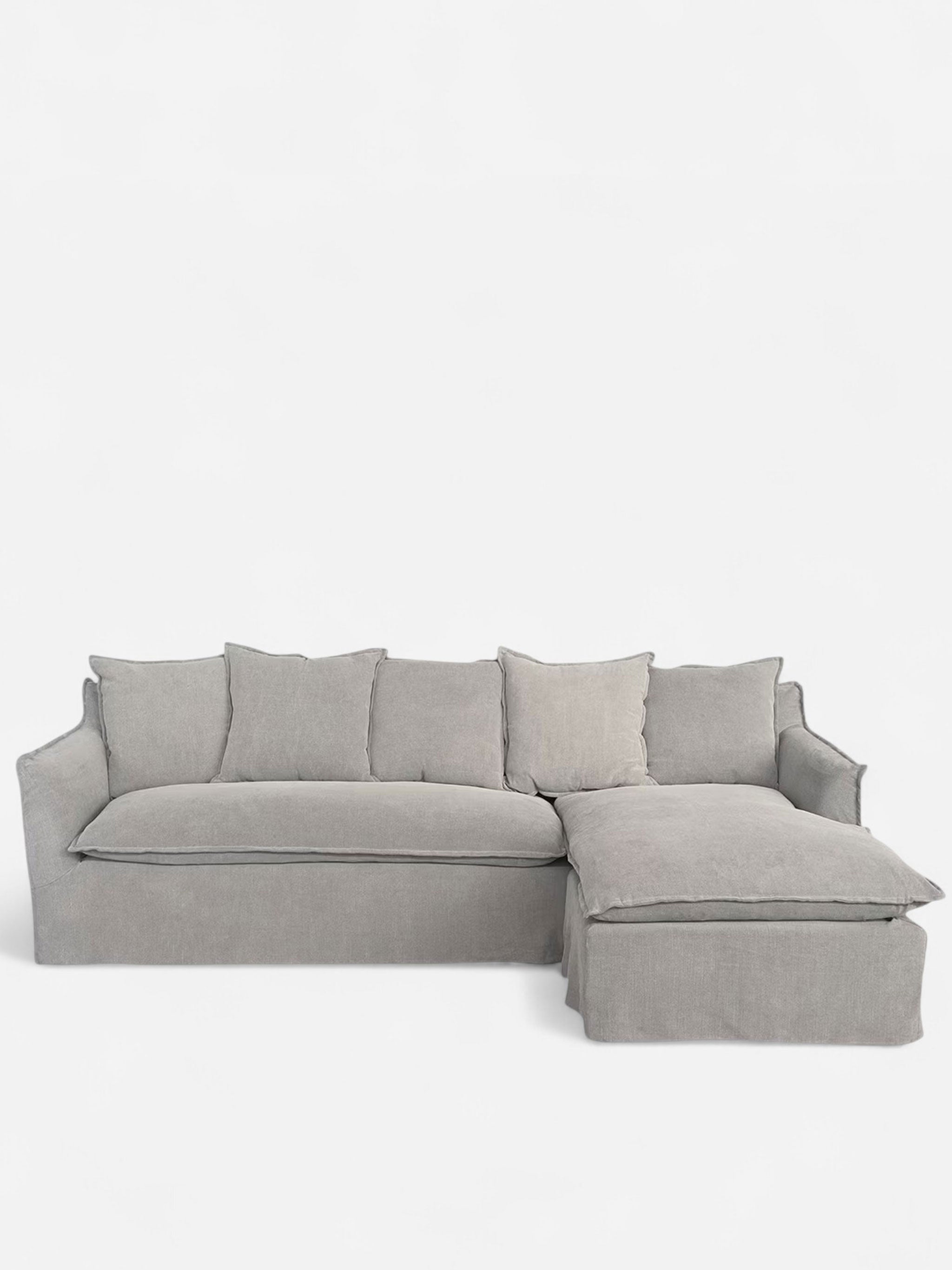 Malena Grey Chaise