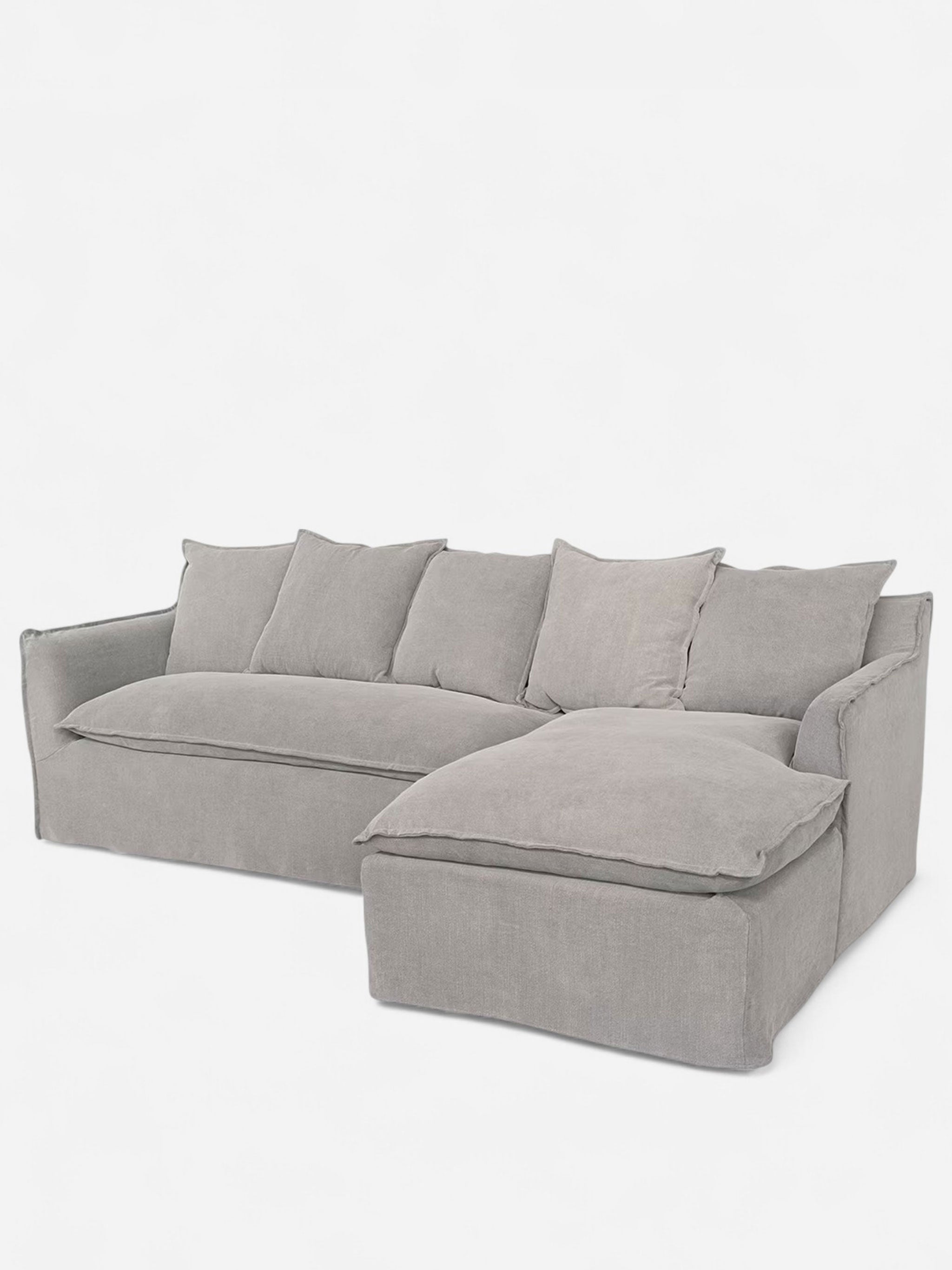 Malena Grey Chaise