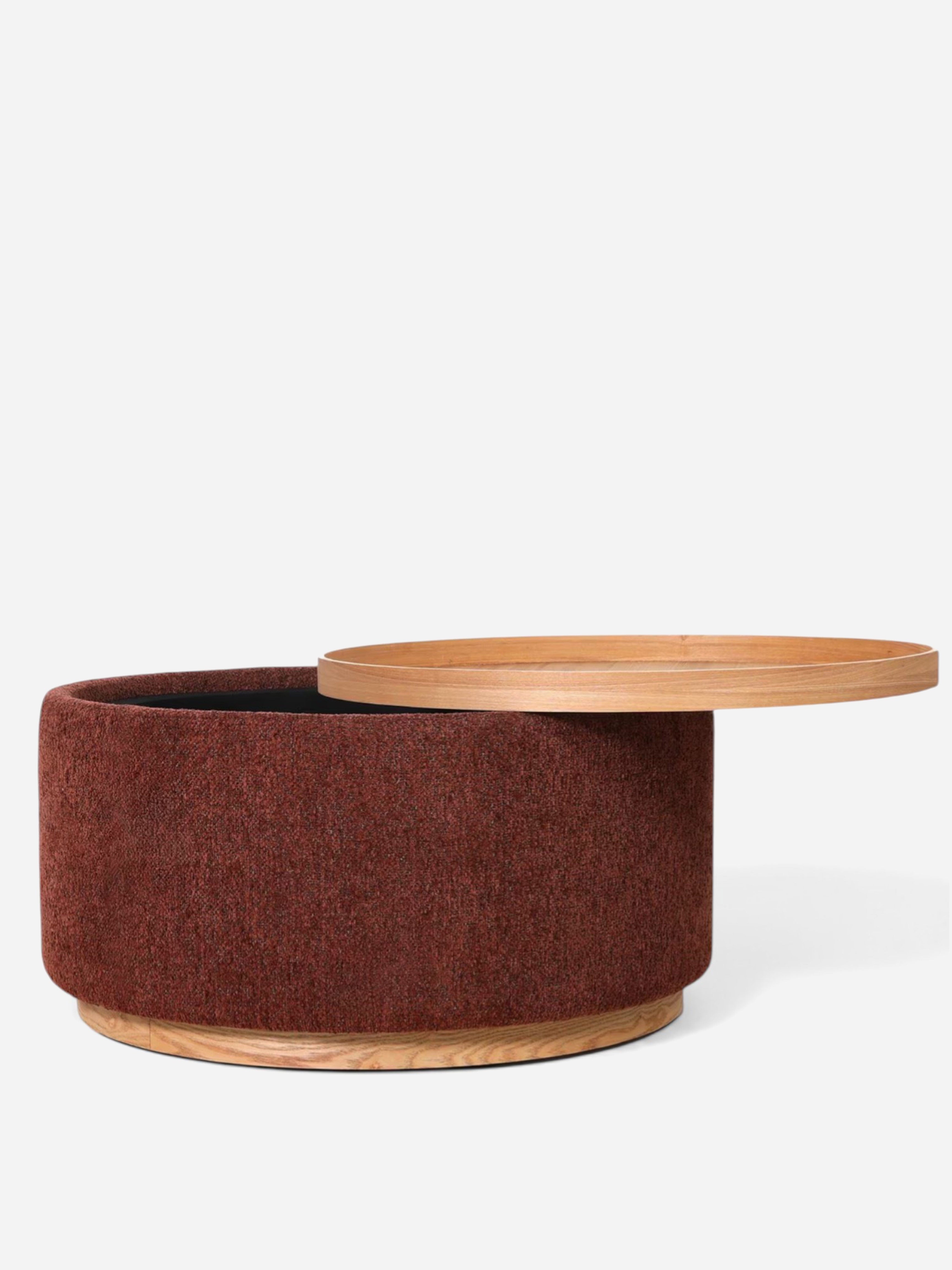 Miami Burnt Ochre Tray Ottoman