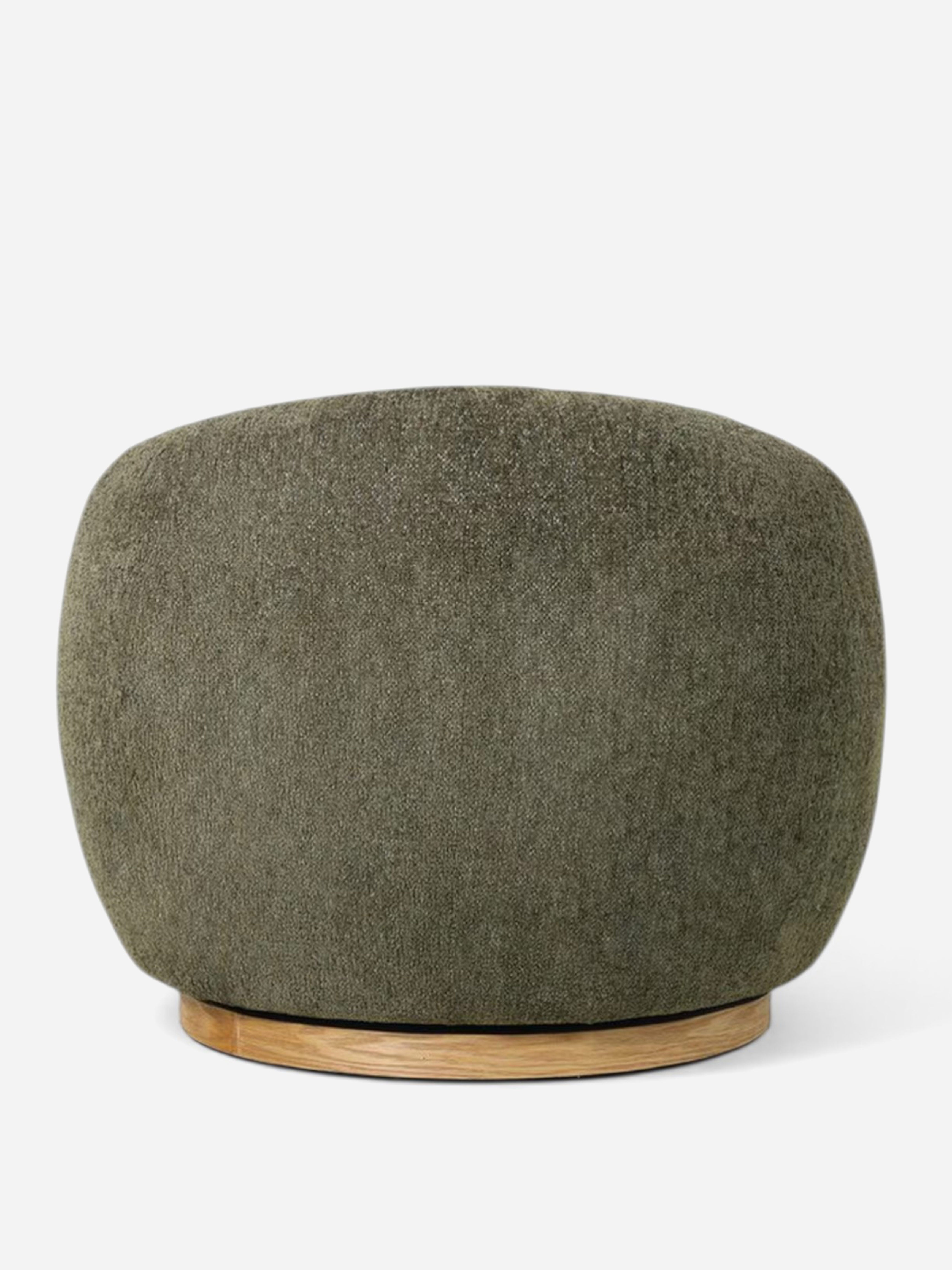 Miami Moss Green Swivel Chair
