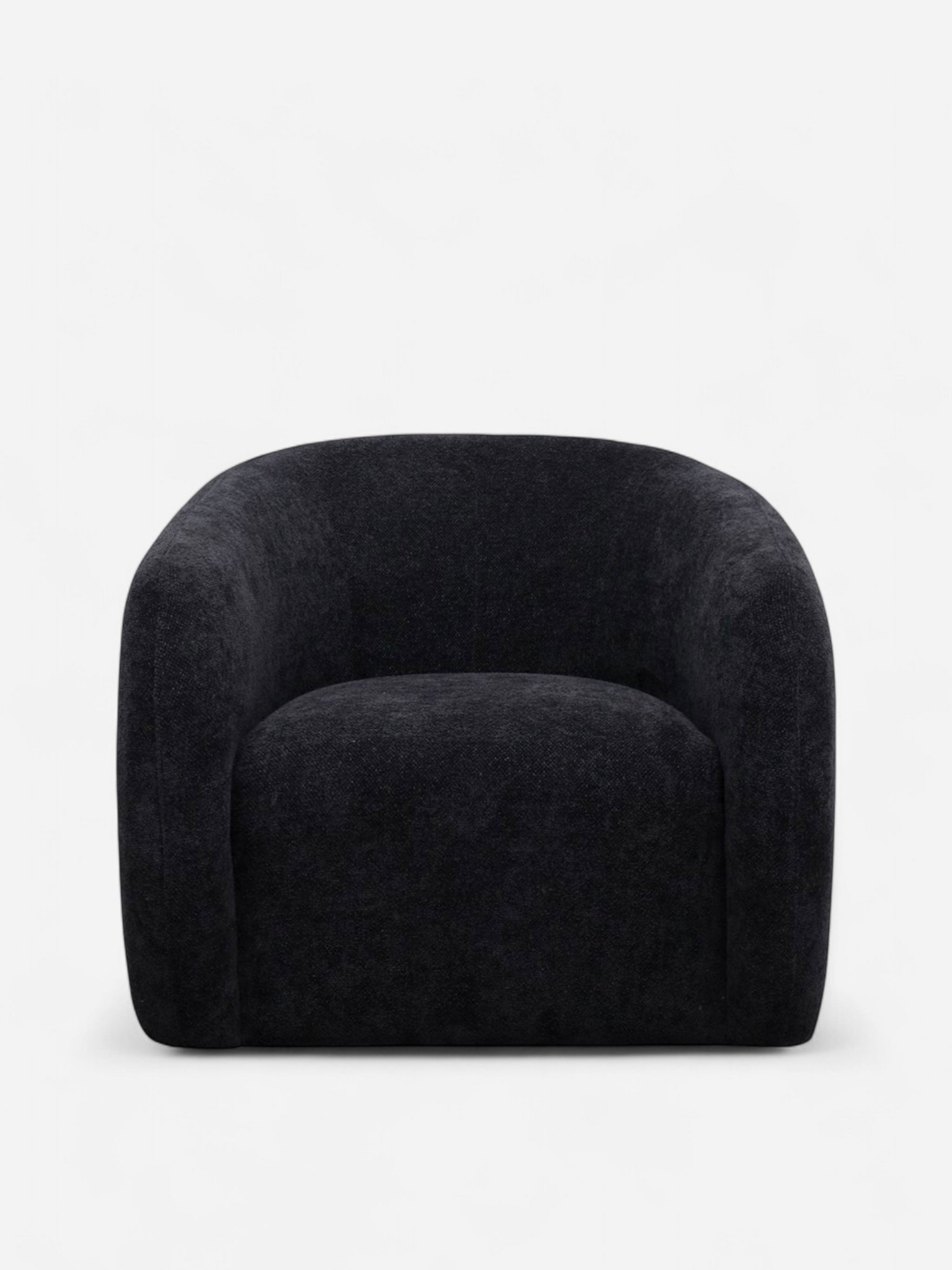 Max Black Swivel Chair