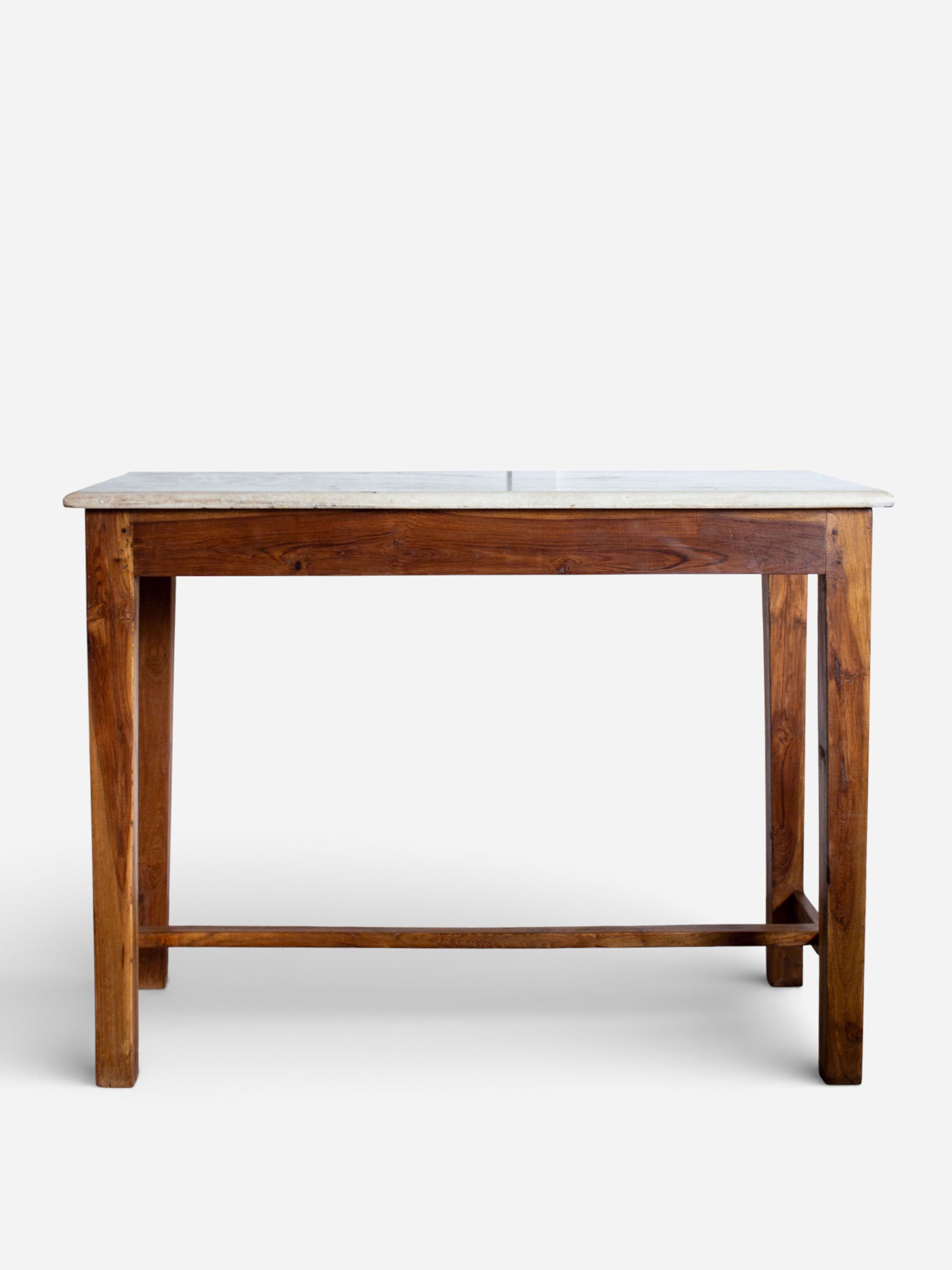 Mirabelle Vintage Marble Kitchen Island