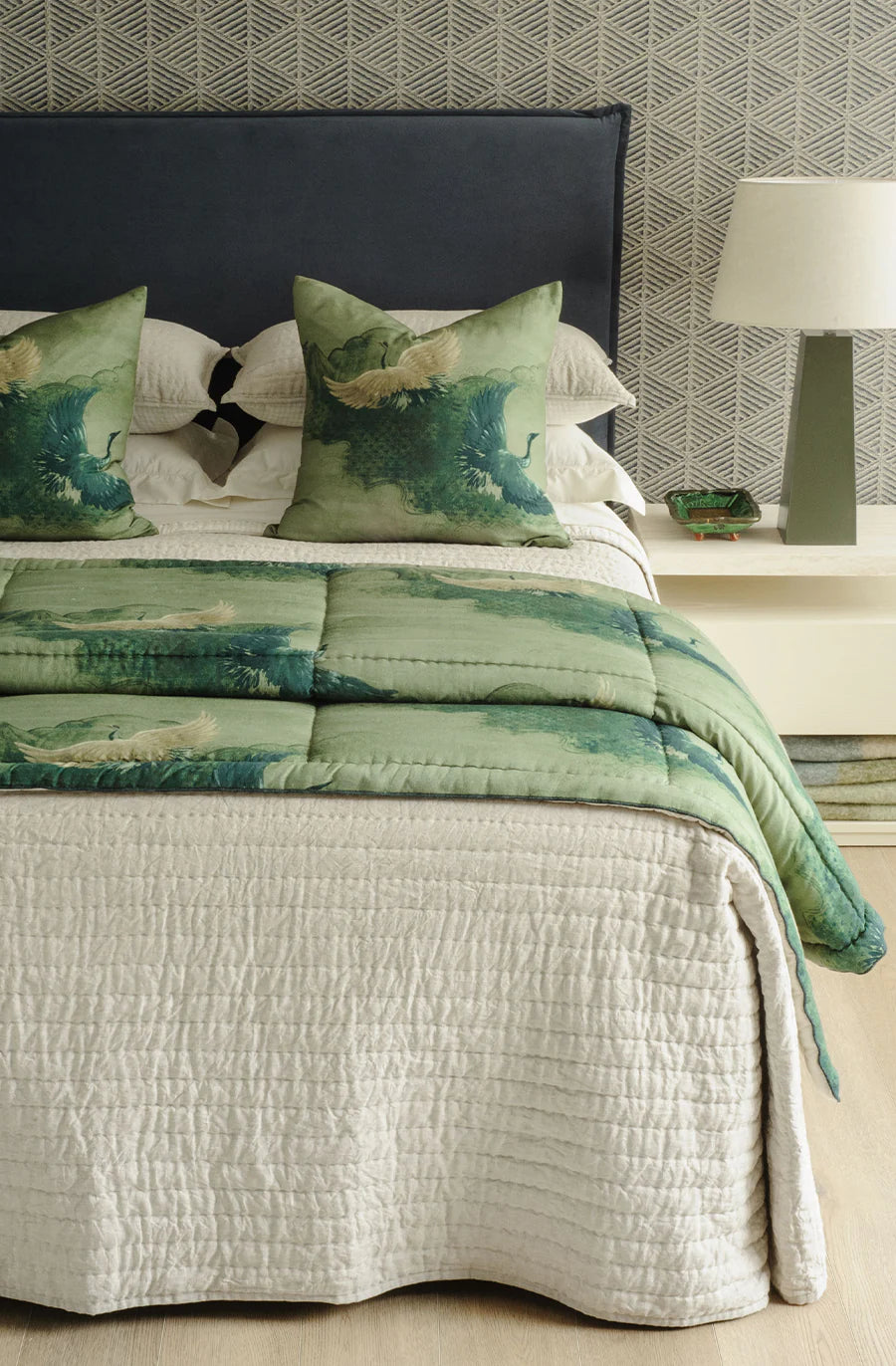 Misaka Oatmeal Bedspread