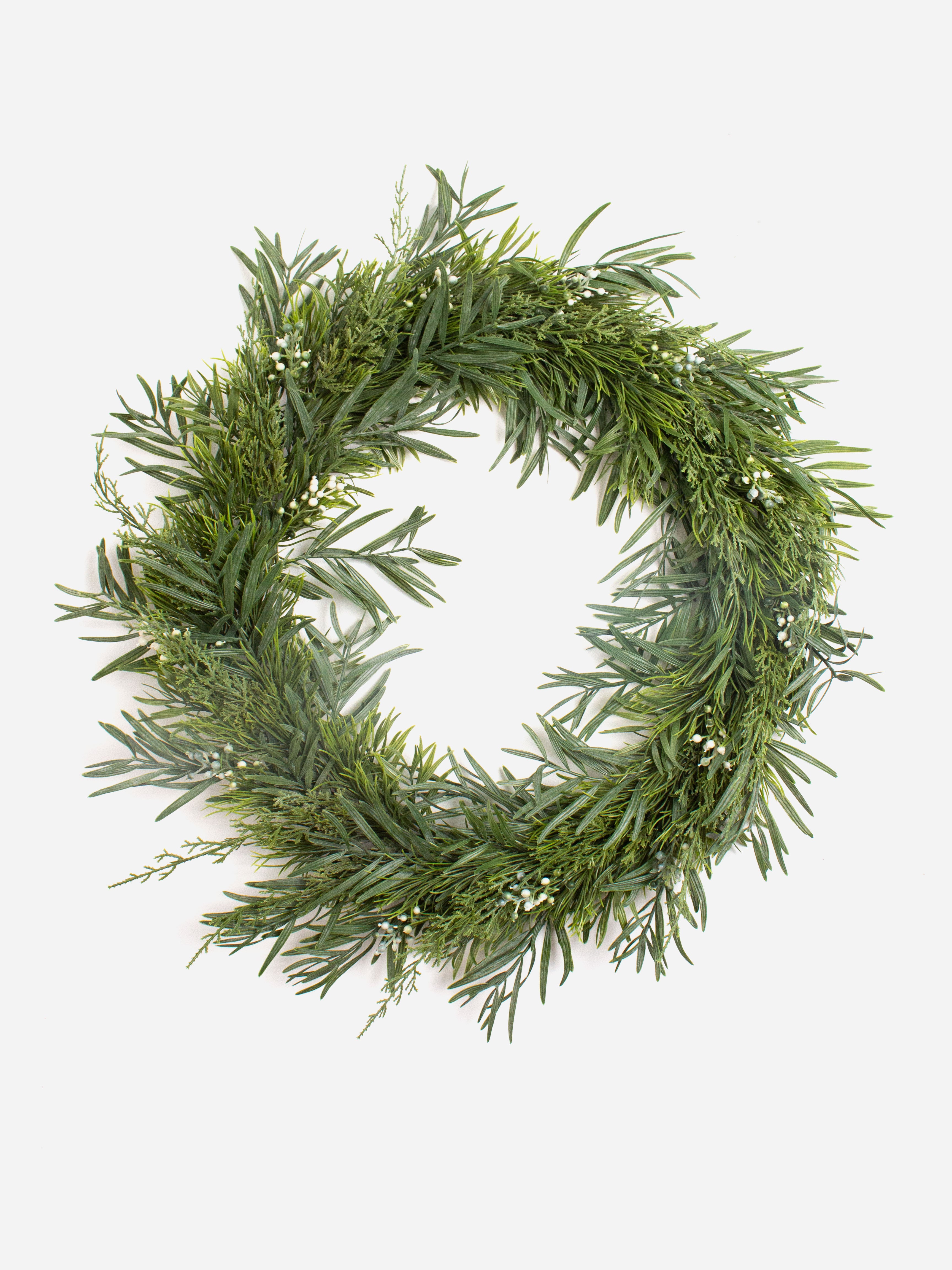 Mixed Wintergreen Wreath