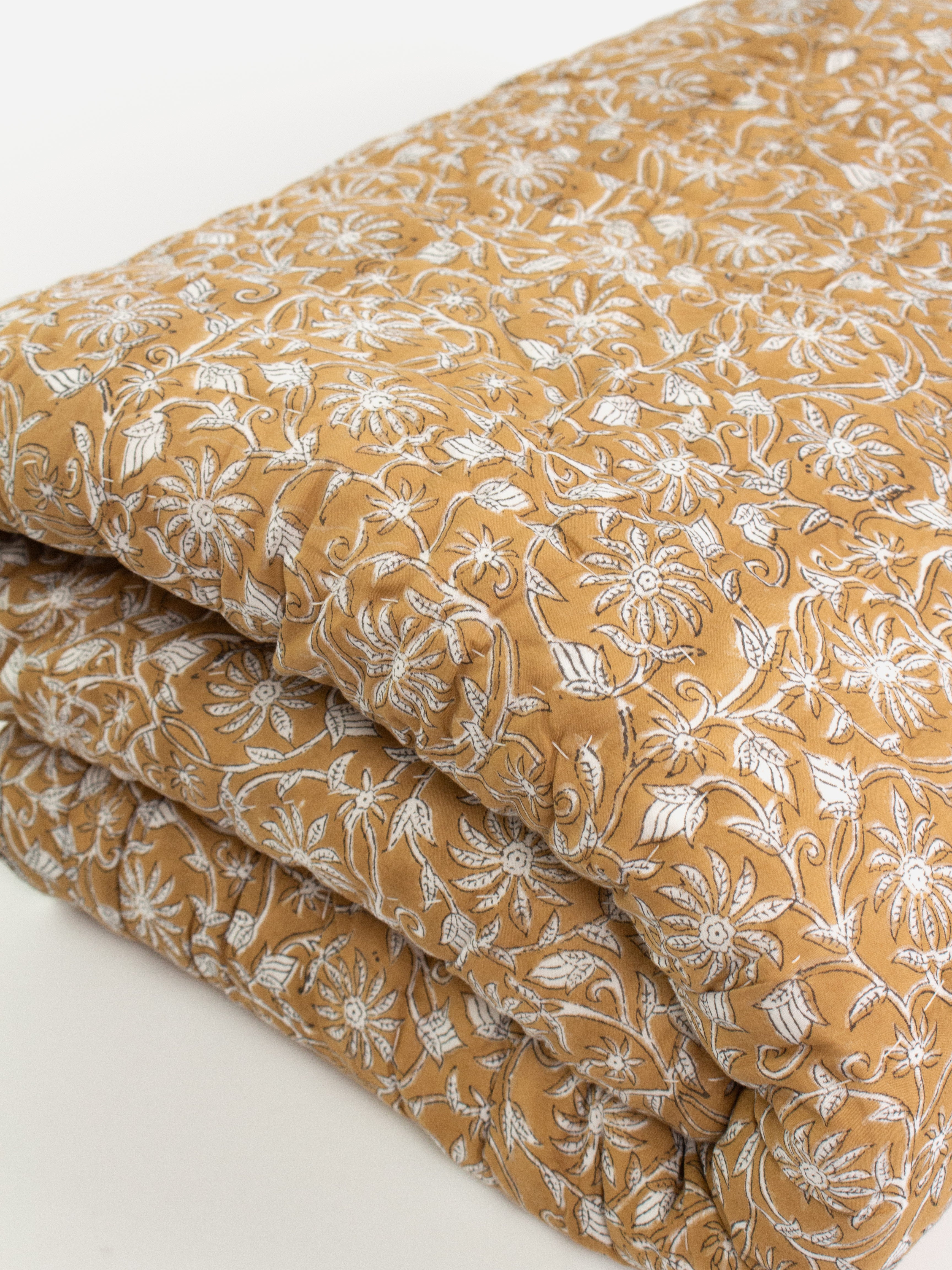 Mustard Stripe Quilt