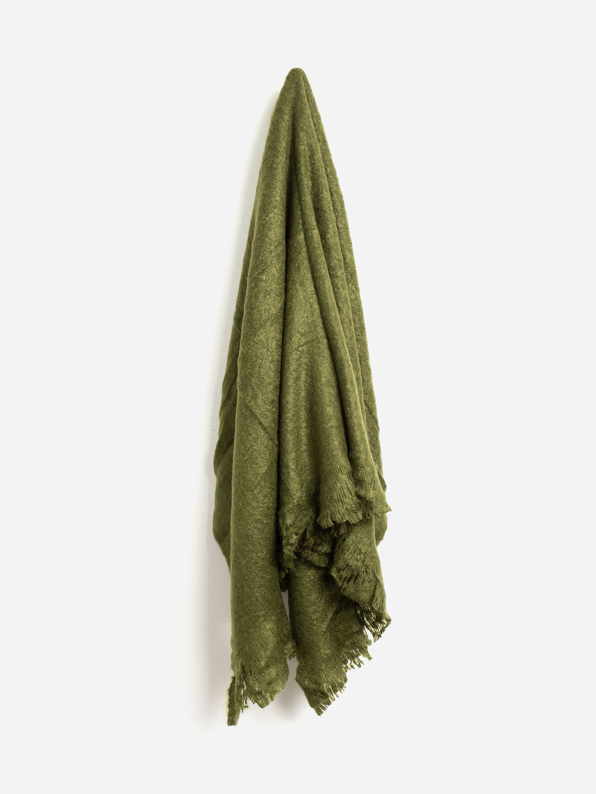 Olive Green Throw