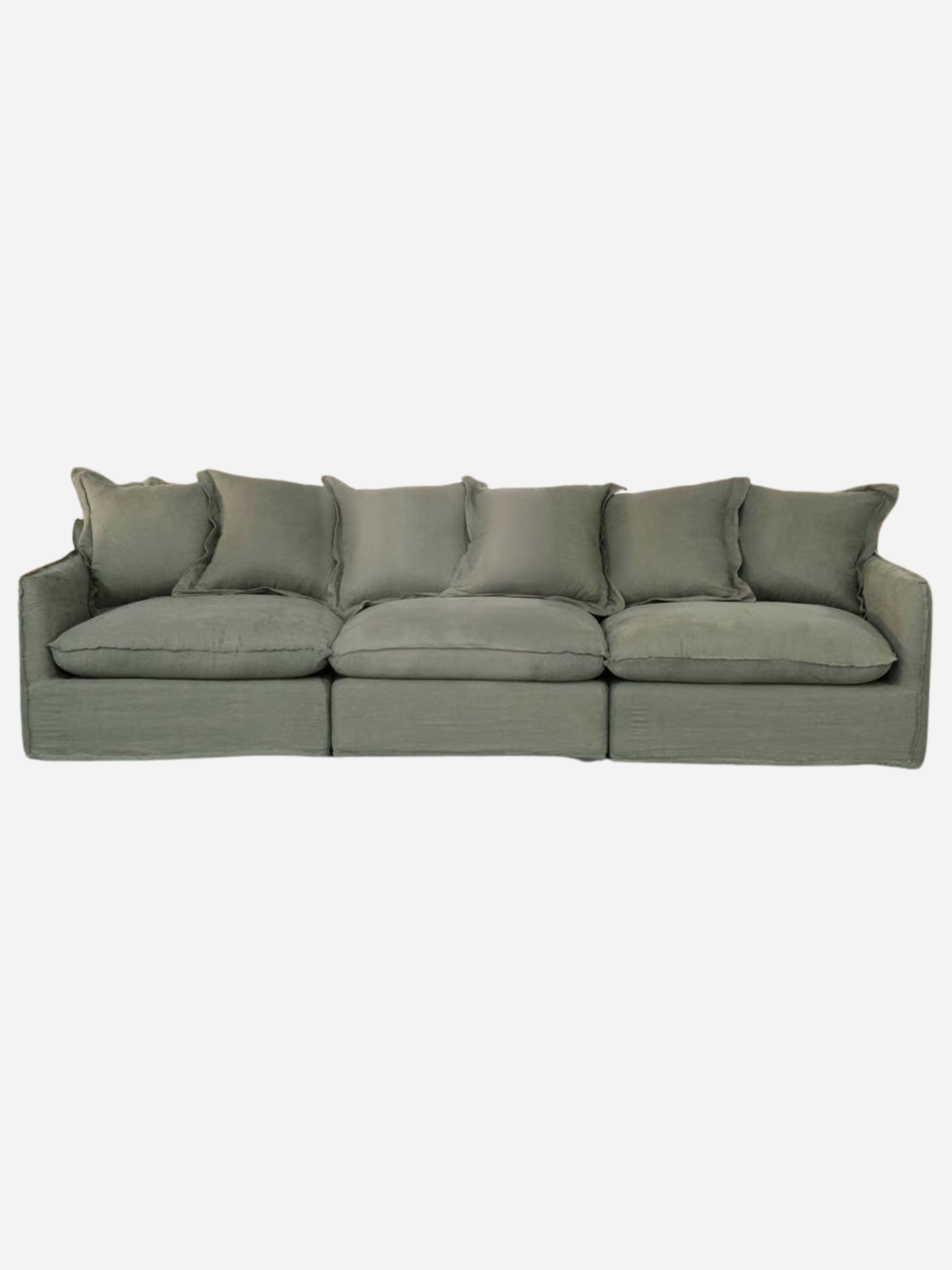 Ollie Sectional Sofa | Green