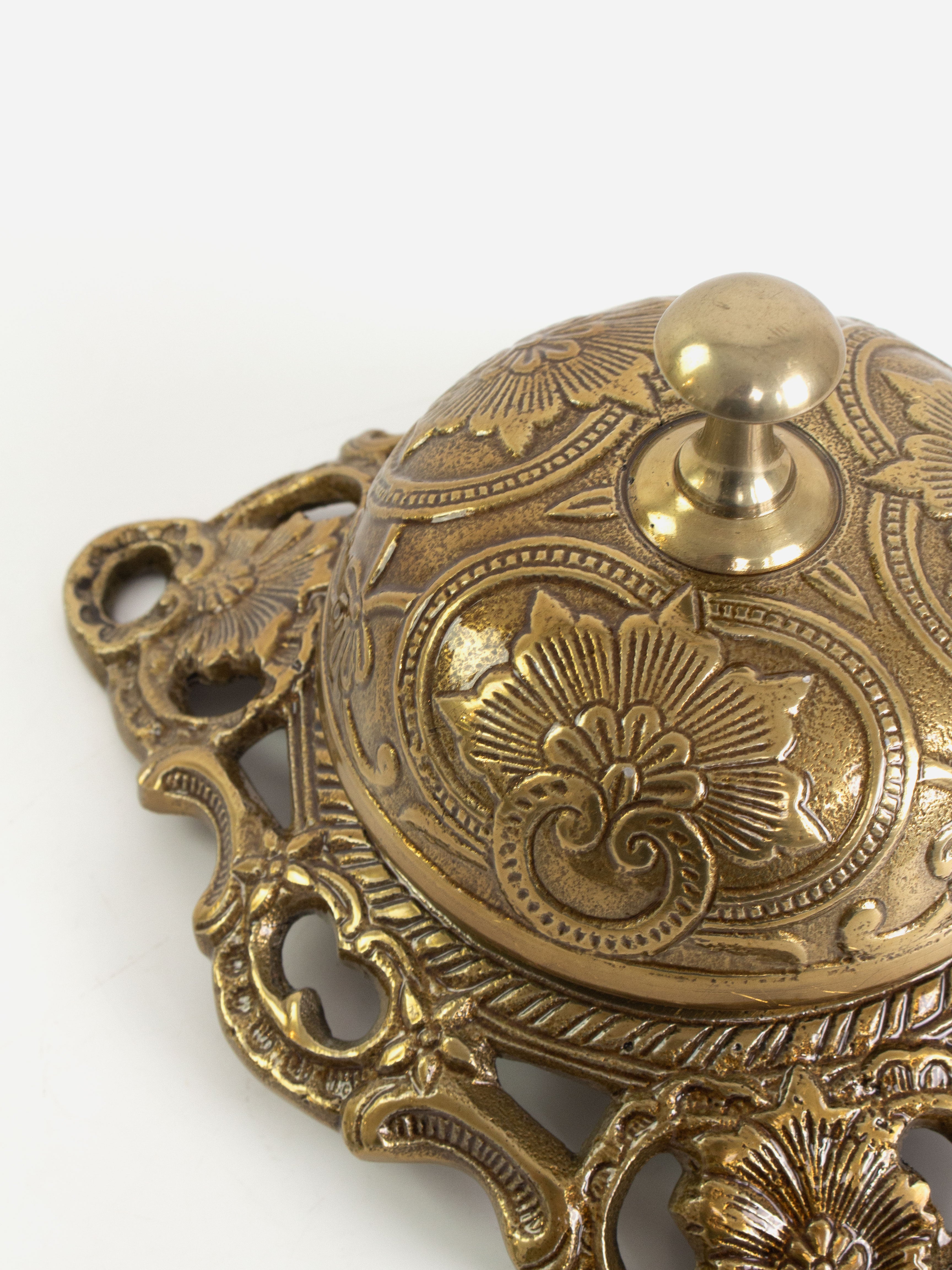 Ornate Floral Table Bell