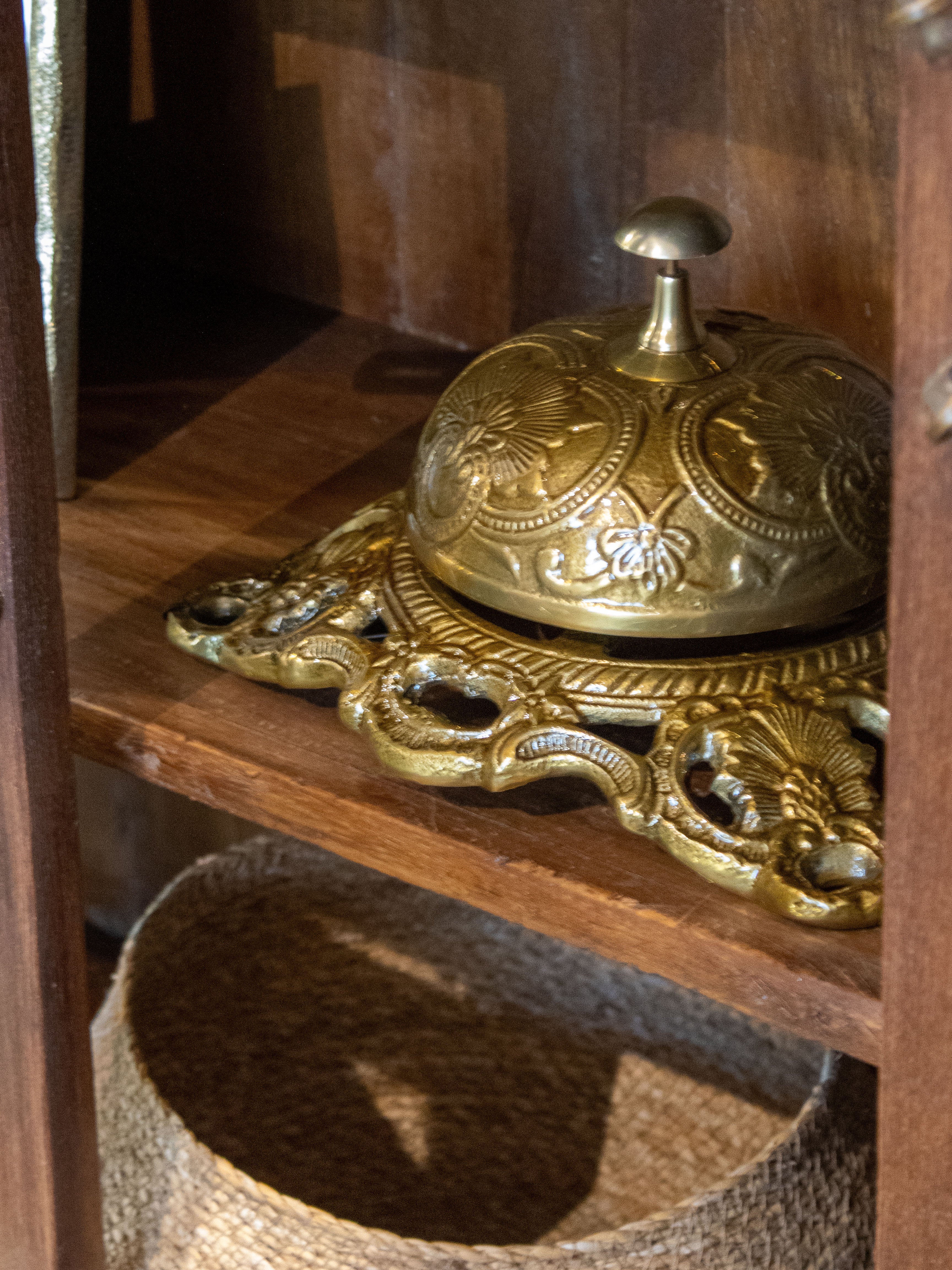 Ornate Floral Table Bell