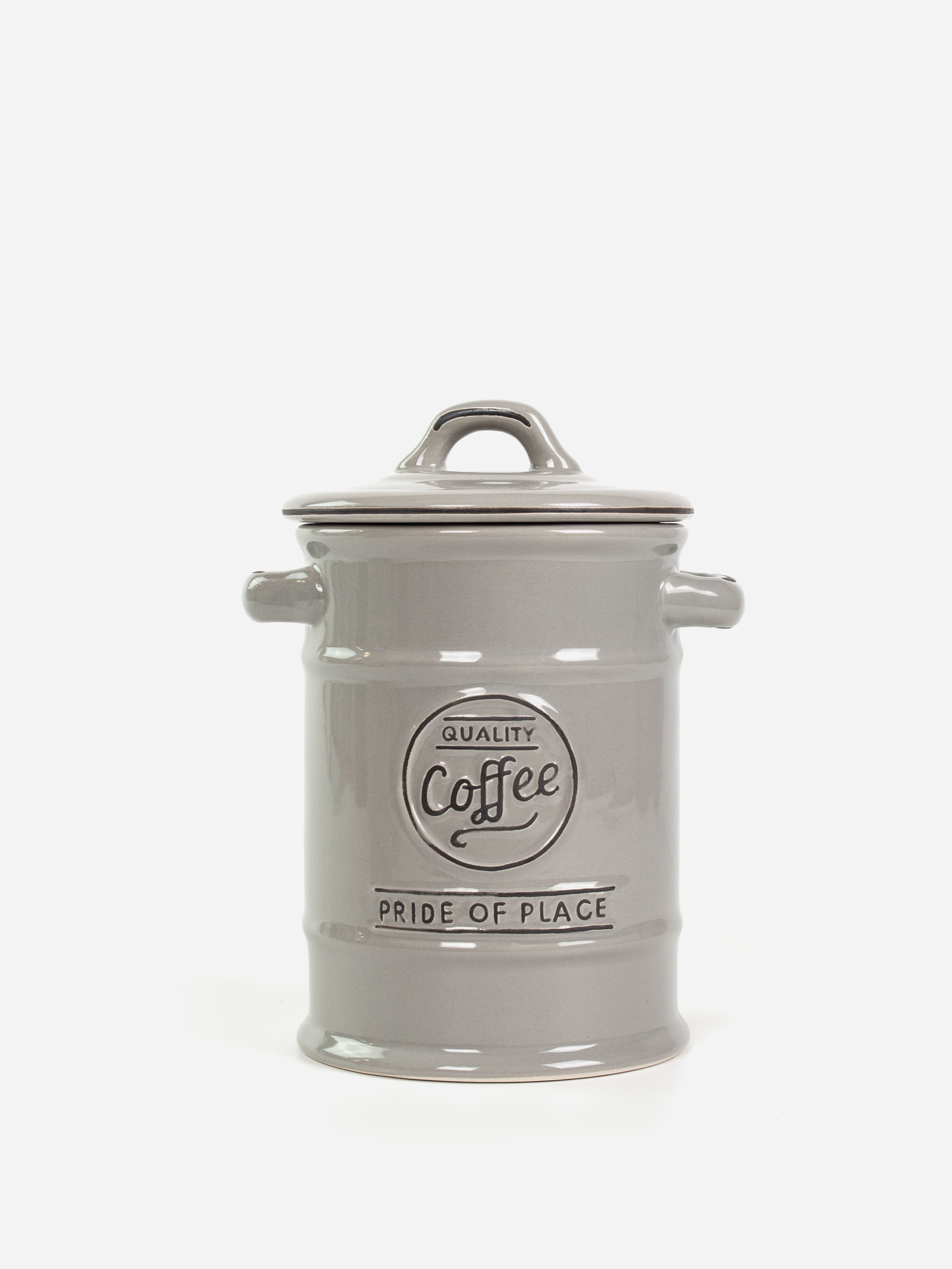 PP Grey Coffee Jar