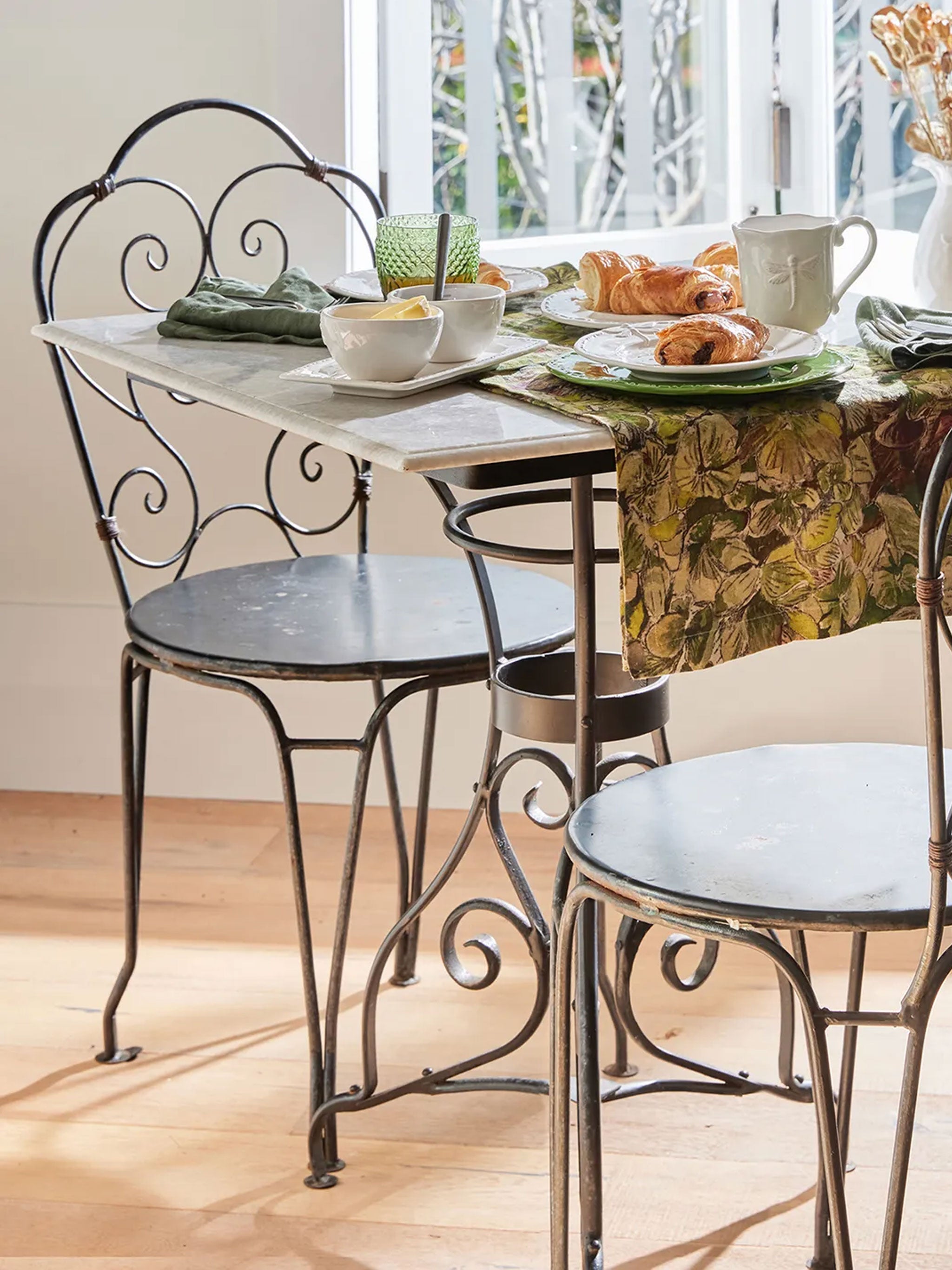 Paris Black Iron Chair