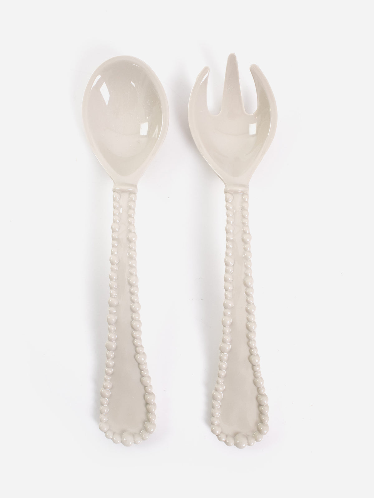Pearl Sand Salad Servers