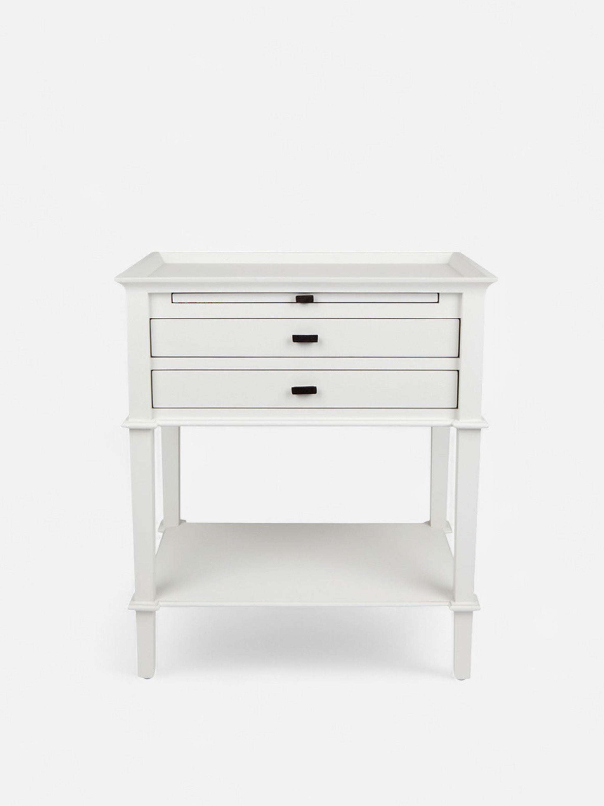 Penrose Bedside Table | White