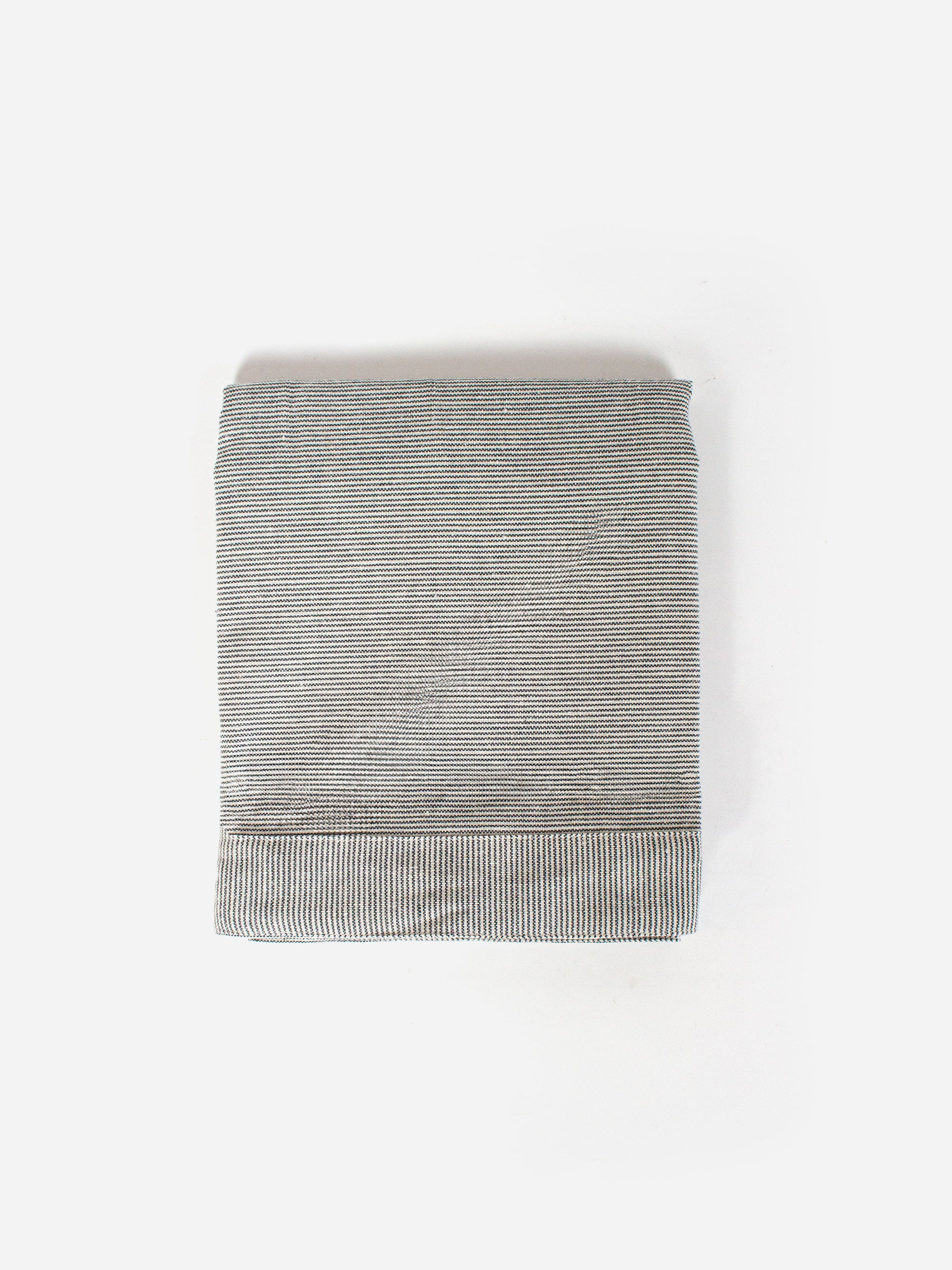 Pinstripe Table Runner | Charcoal