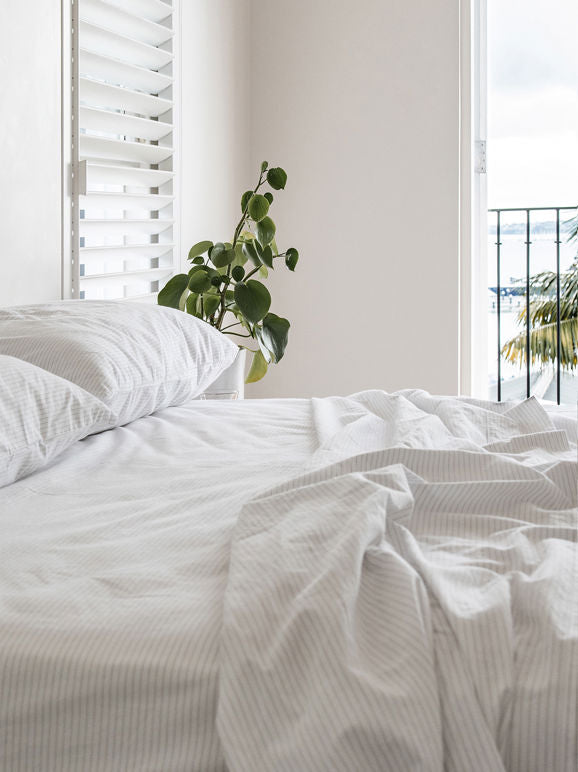 Pinstripe Cotton Sheet