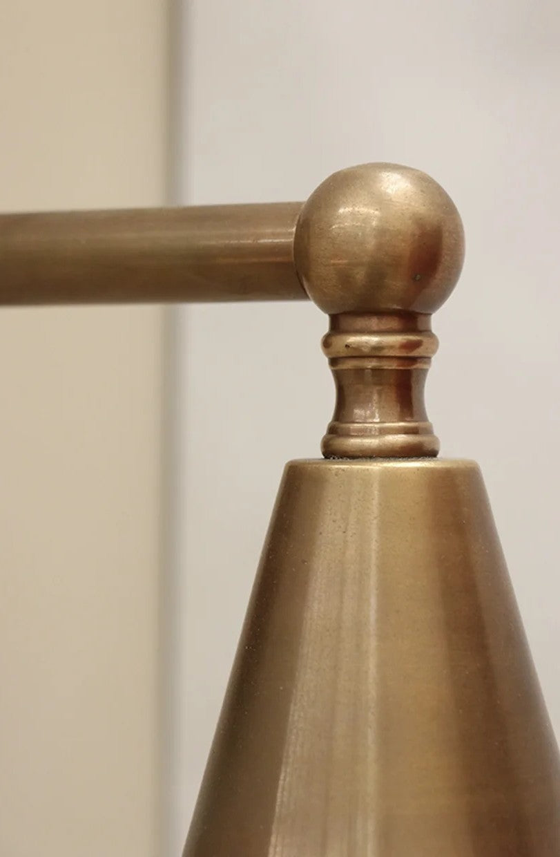 Piza Antique Brass Wall Lamp