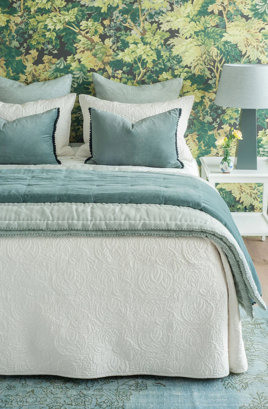Plissado Duck Egg Comforter