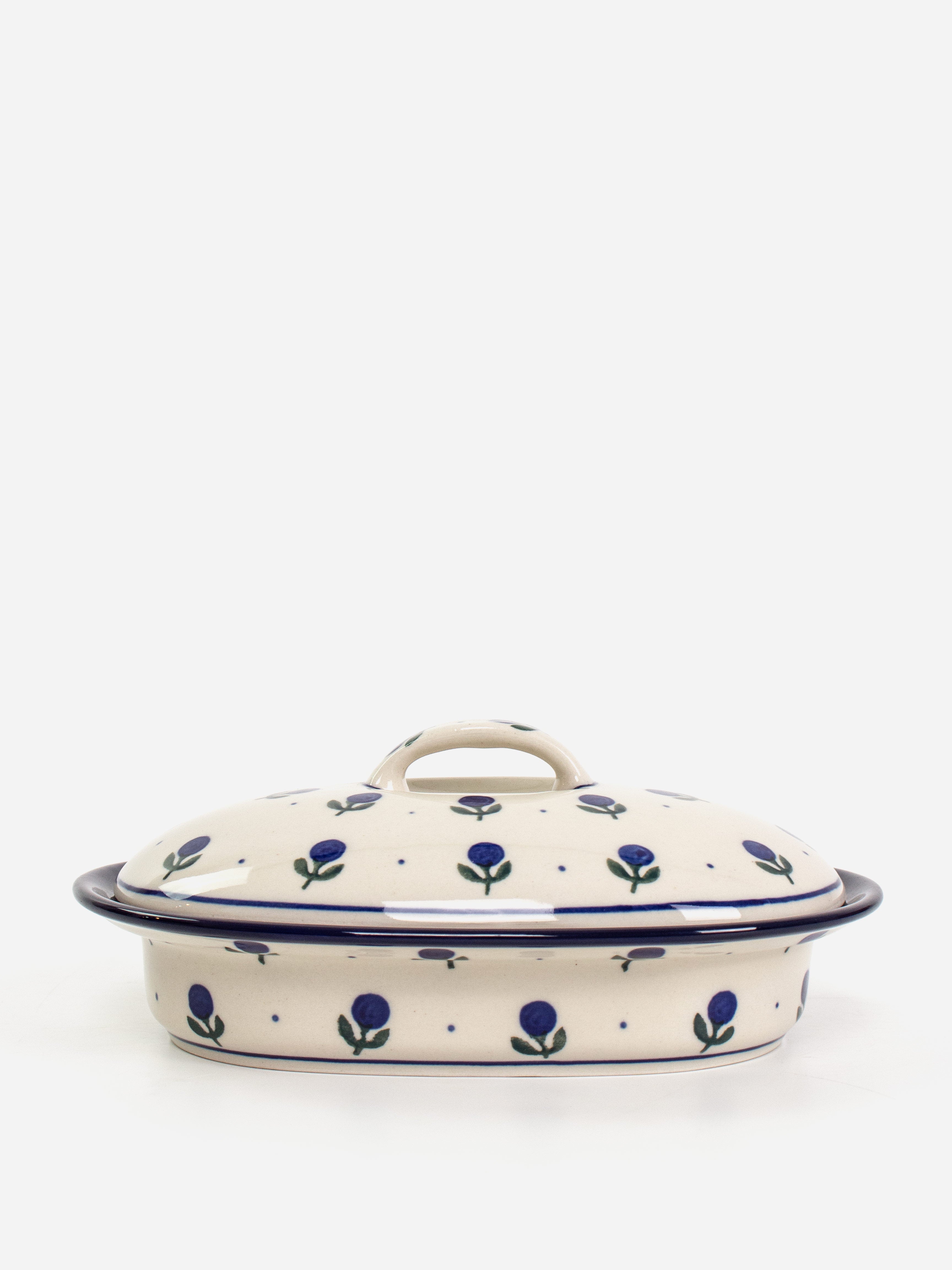 Polishware Small Oval Lidded Baker