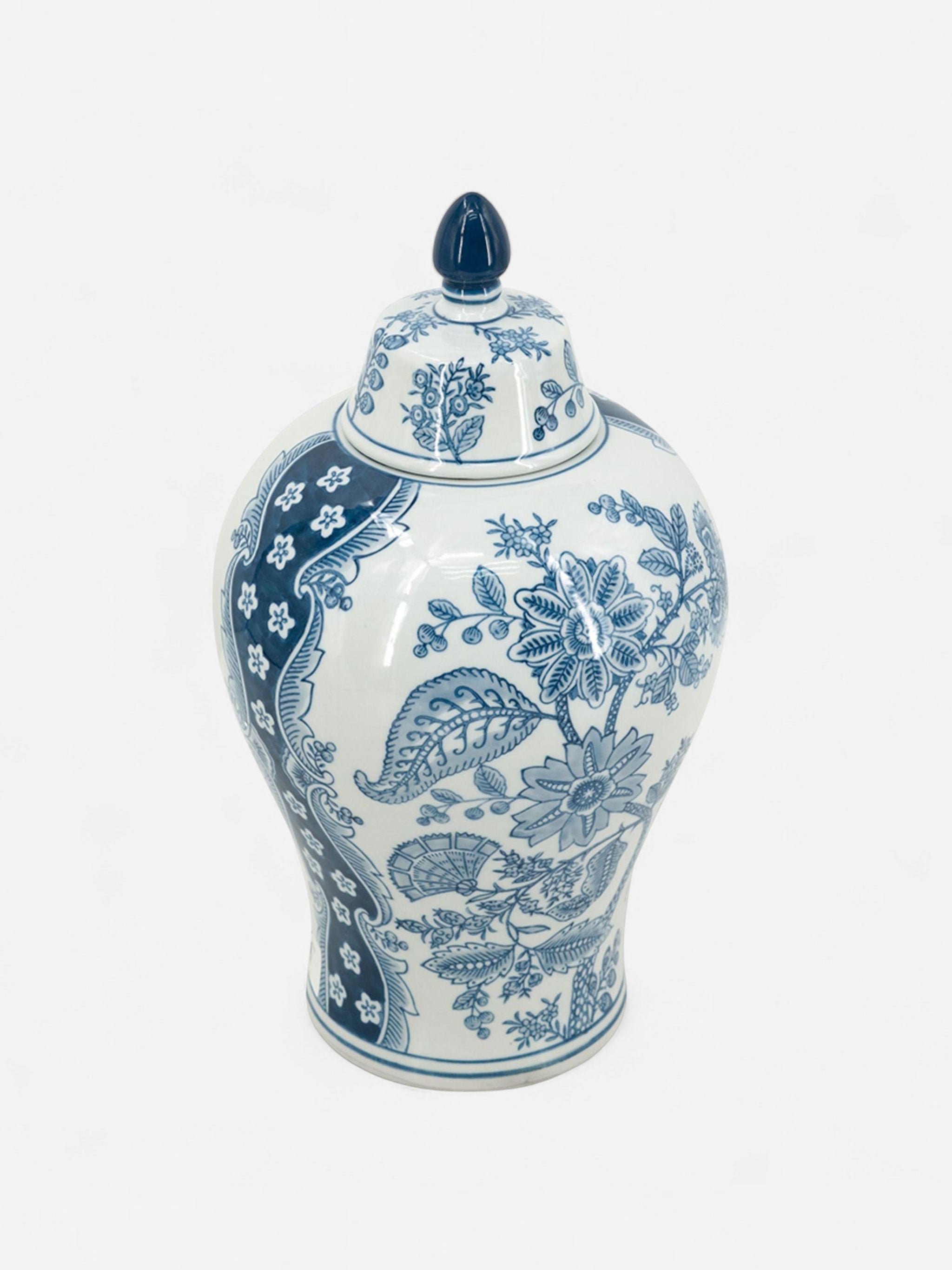 Porcelain Blue & White Ginger Jar