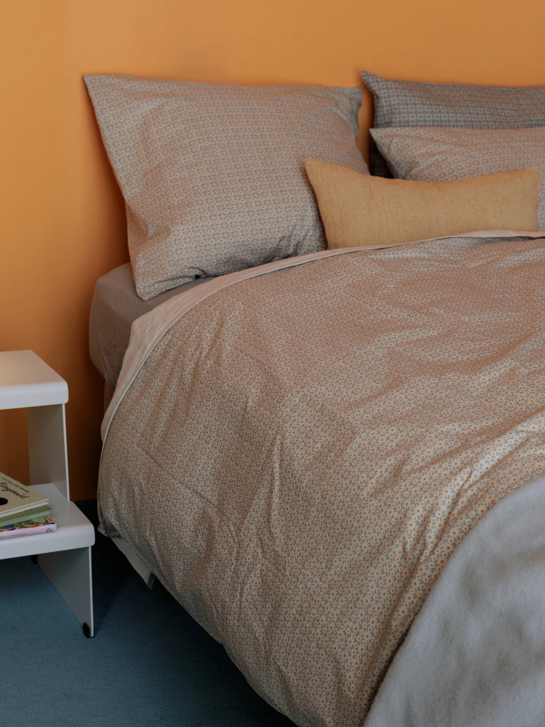 Porto Cloud & Pumpkin Duvet Cover