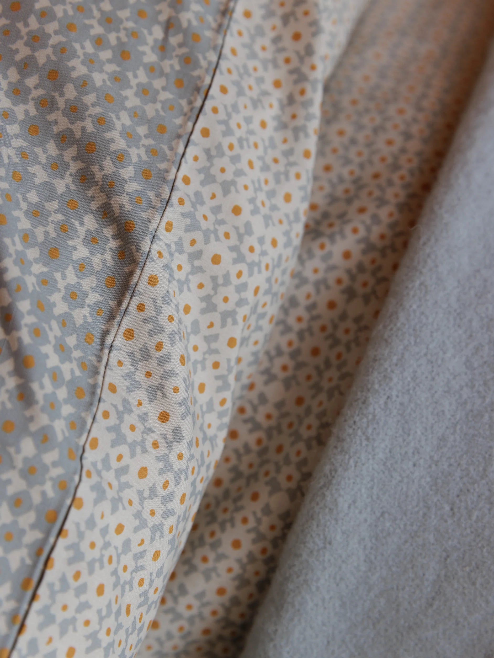 Porto Cloud & Pumpkin Duvet Cover