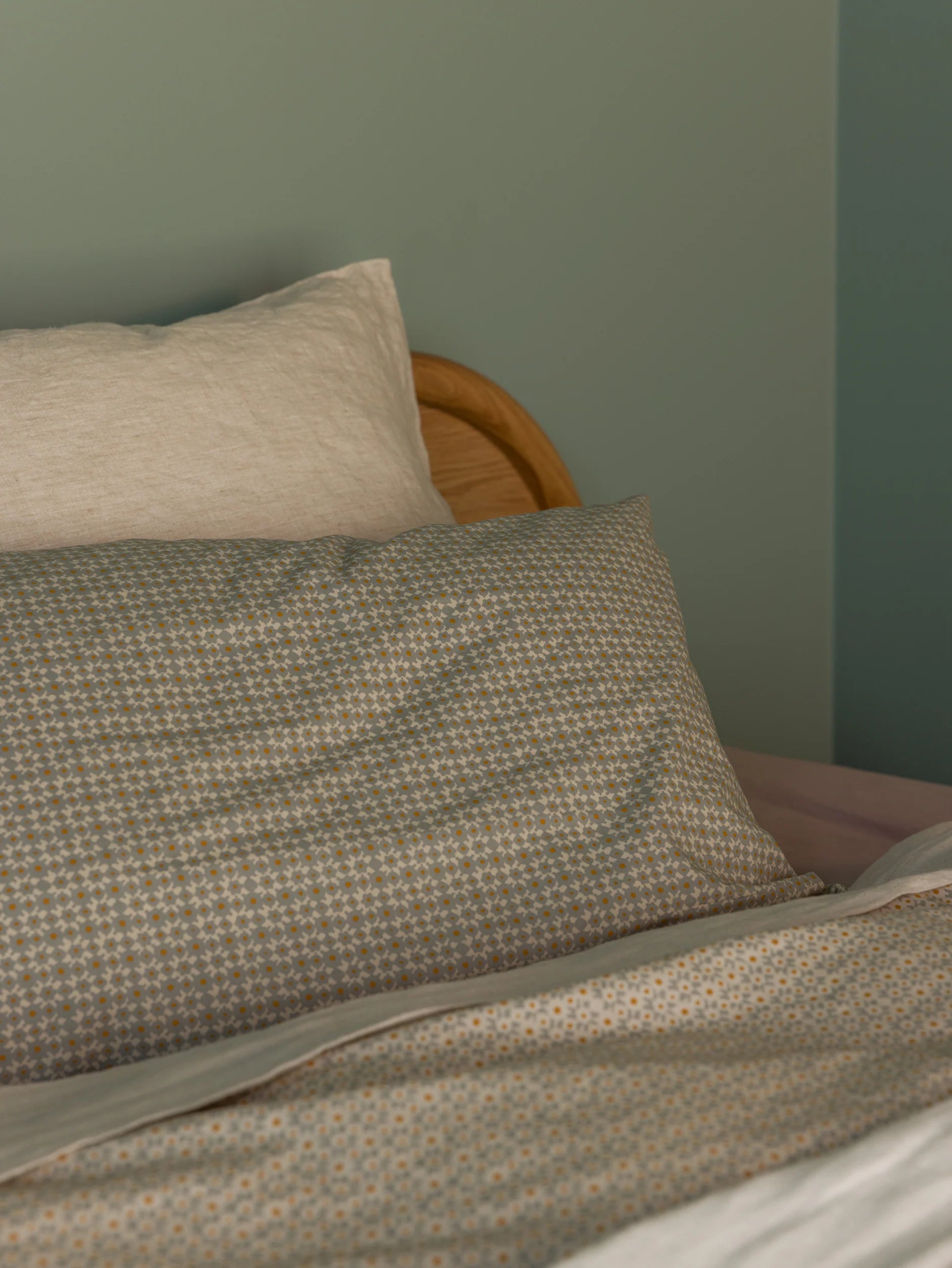 Porto Pumpkin & Cloud Pillowcase Set