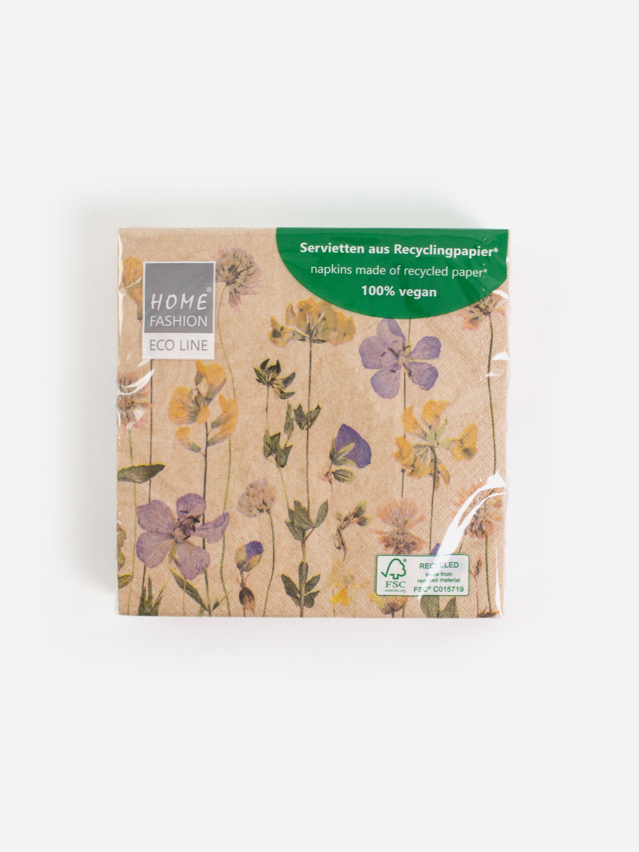 Pressed Flower Napkins