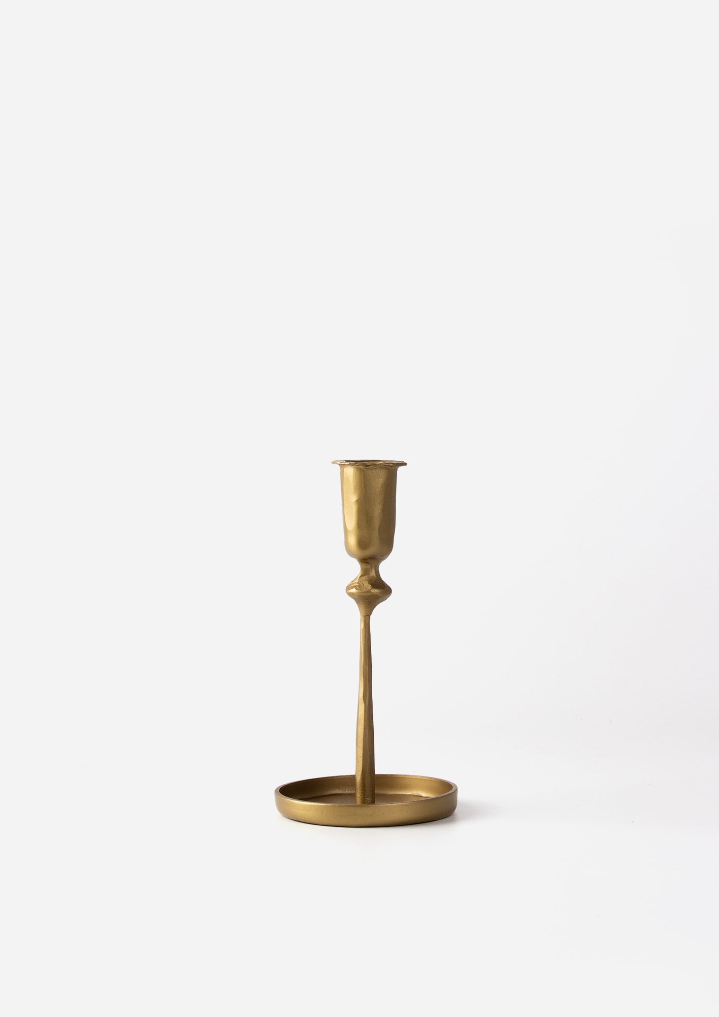 Raine Taper Gold Candleholder