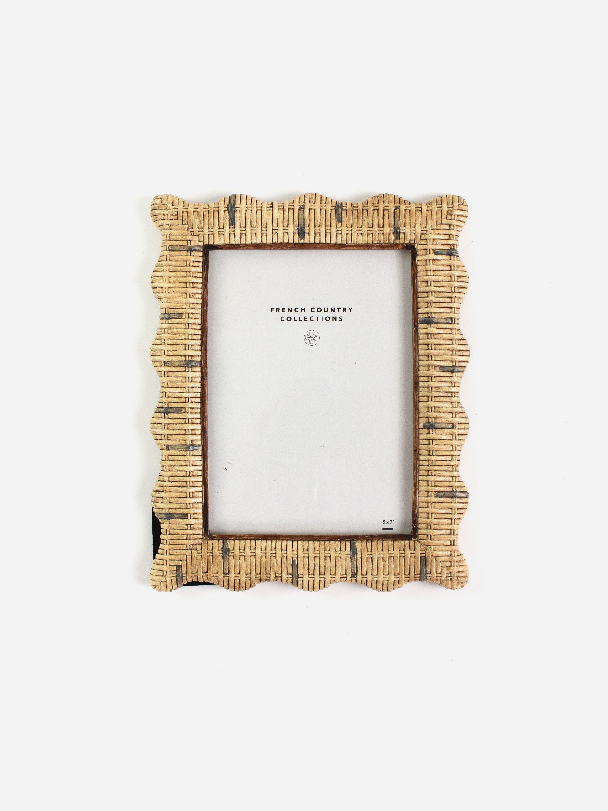 Rattan Wavy Photo Frame