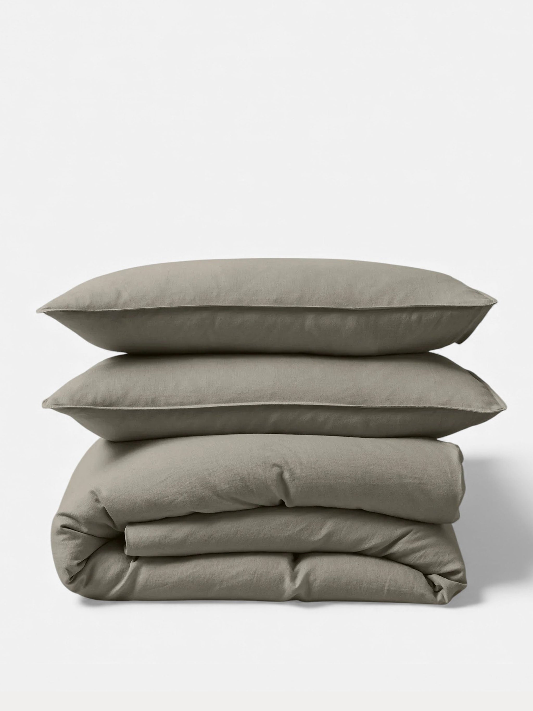 Ravello Pebble Linen Pillowcase Pair