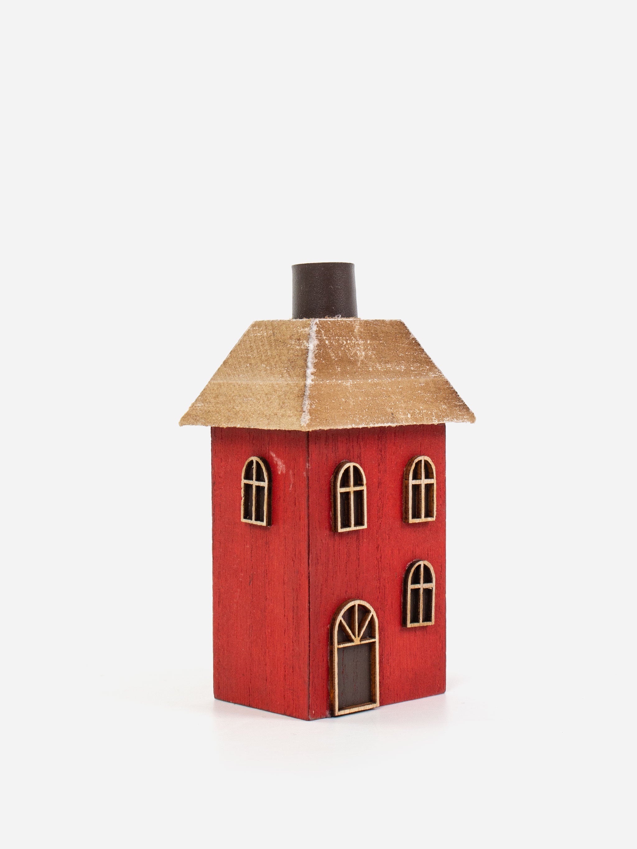 Red Wooden Townhouse