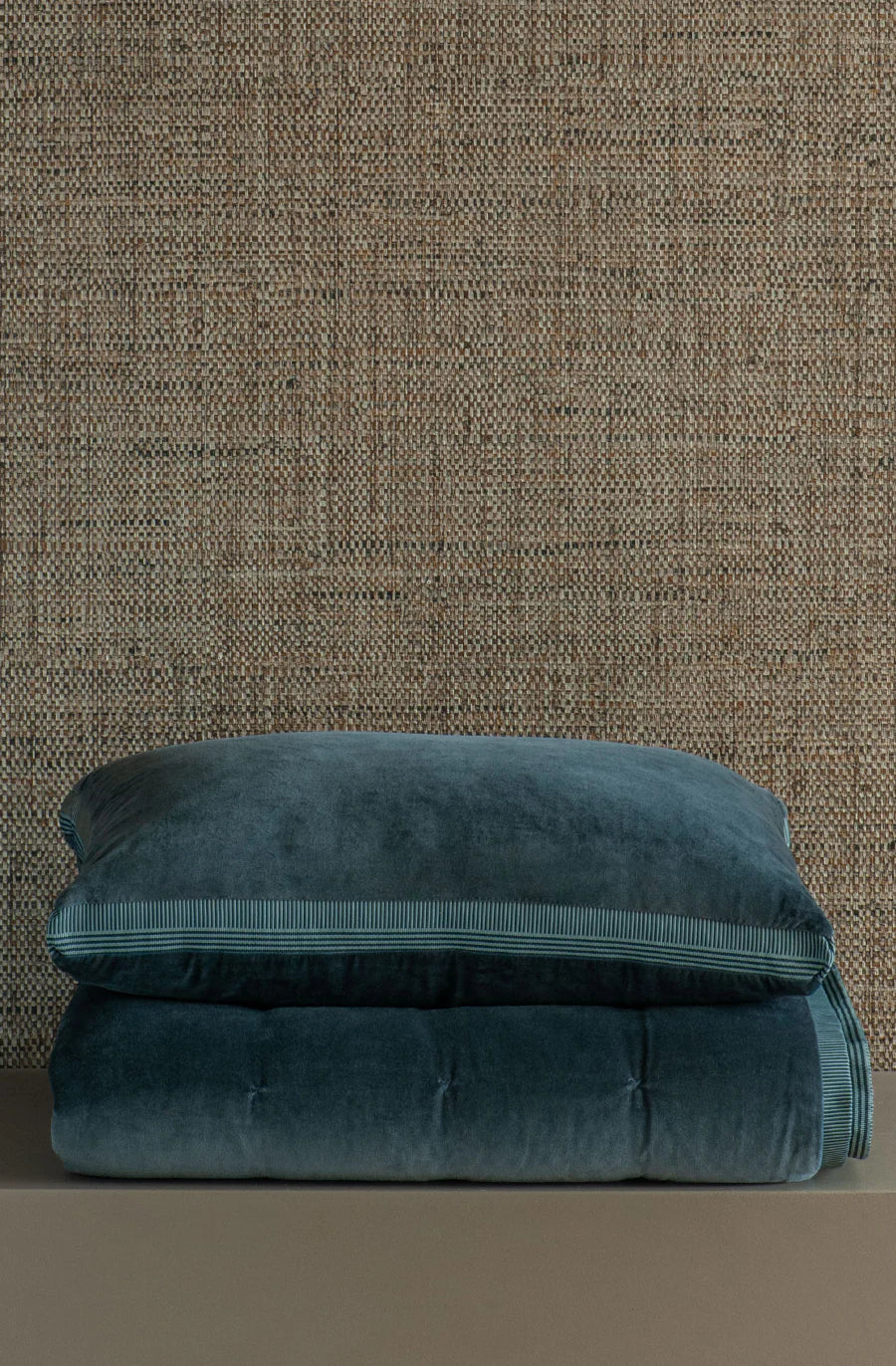 Riga Prussian Blue Comforter